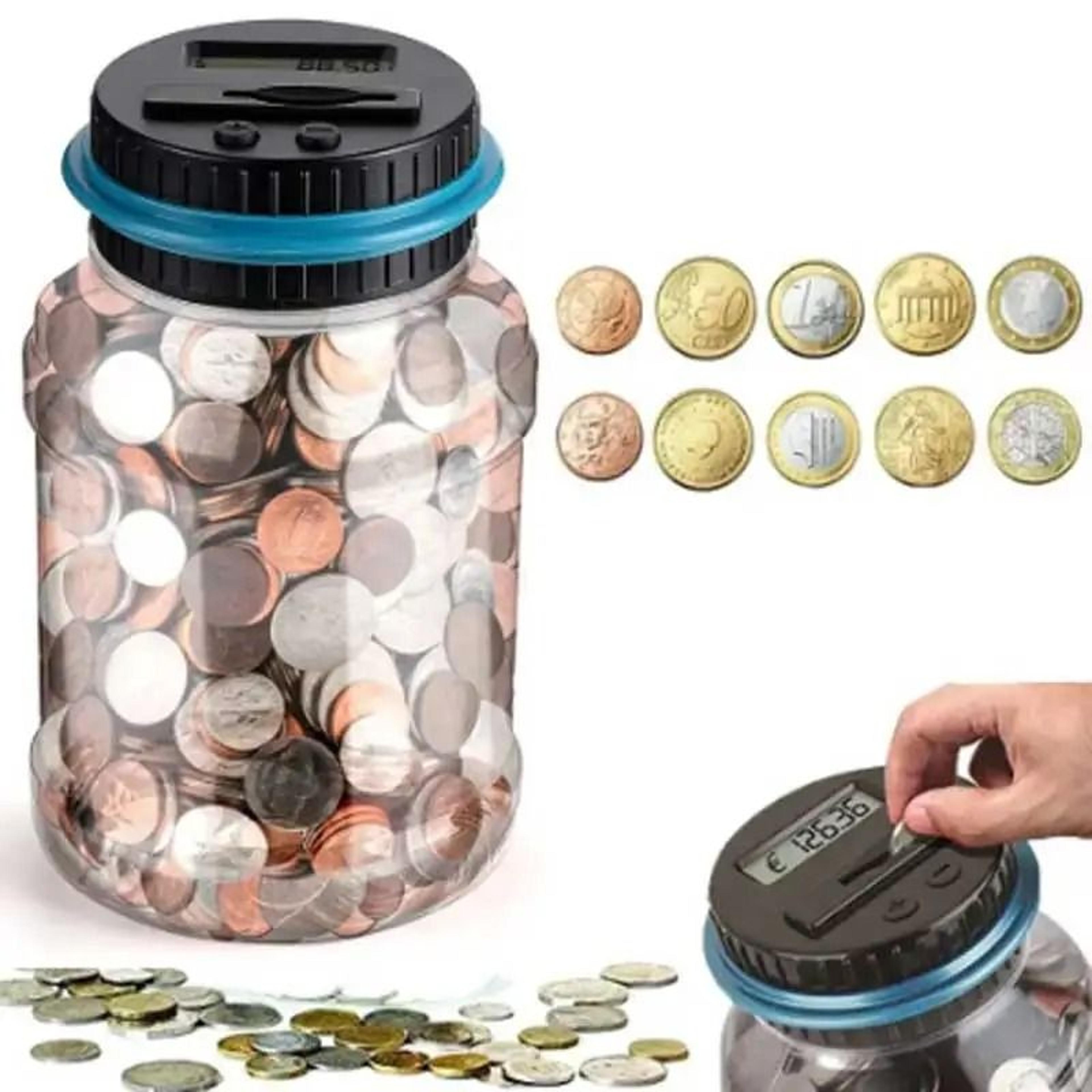 1.8l digital coin bank jar & smart electronic money counting piggy bank