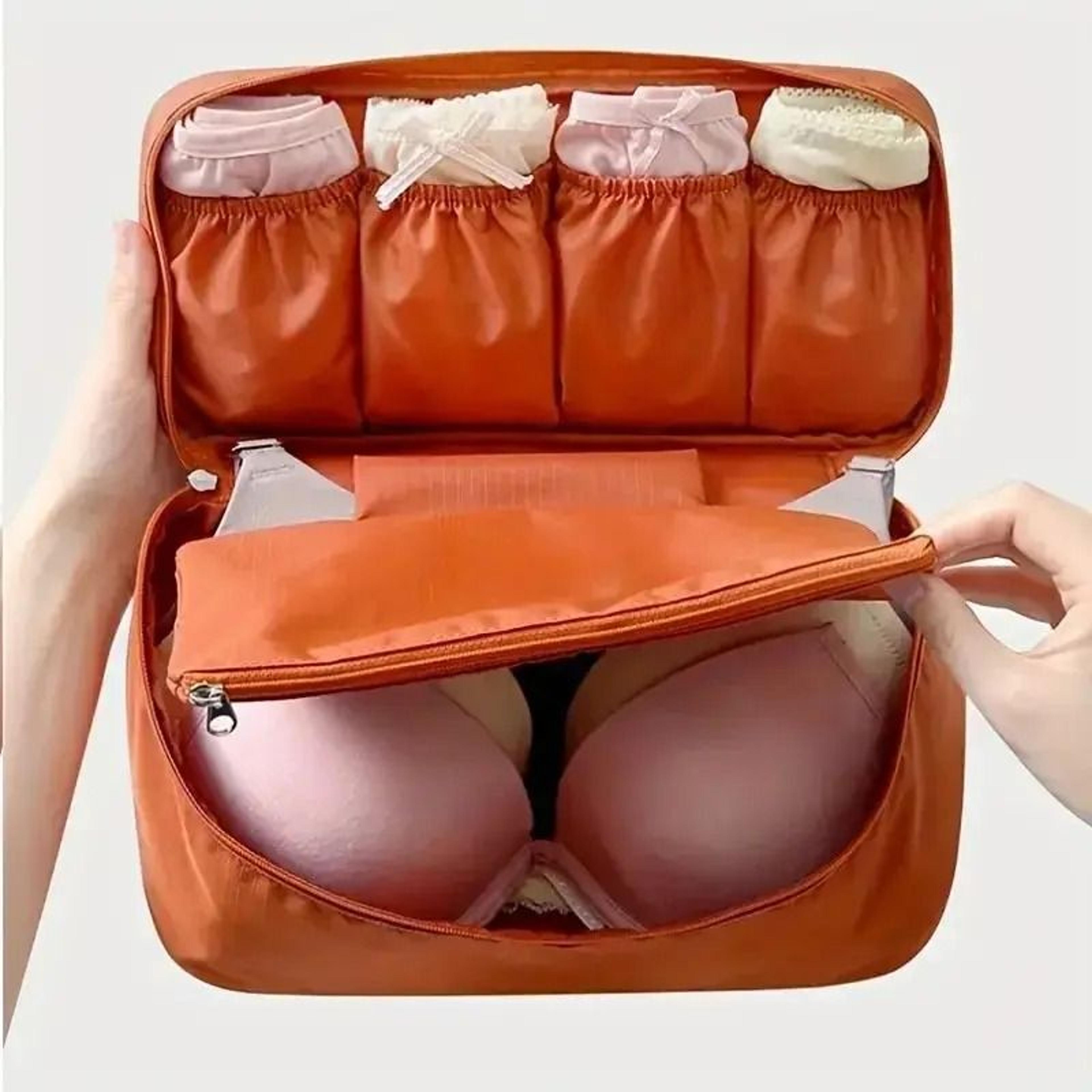 simple portable underwear storage bag & lightweight dustproof travel organizer