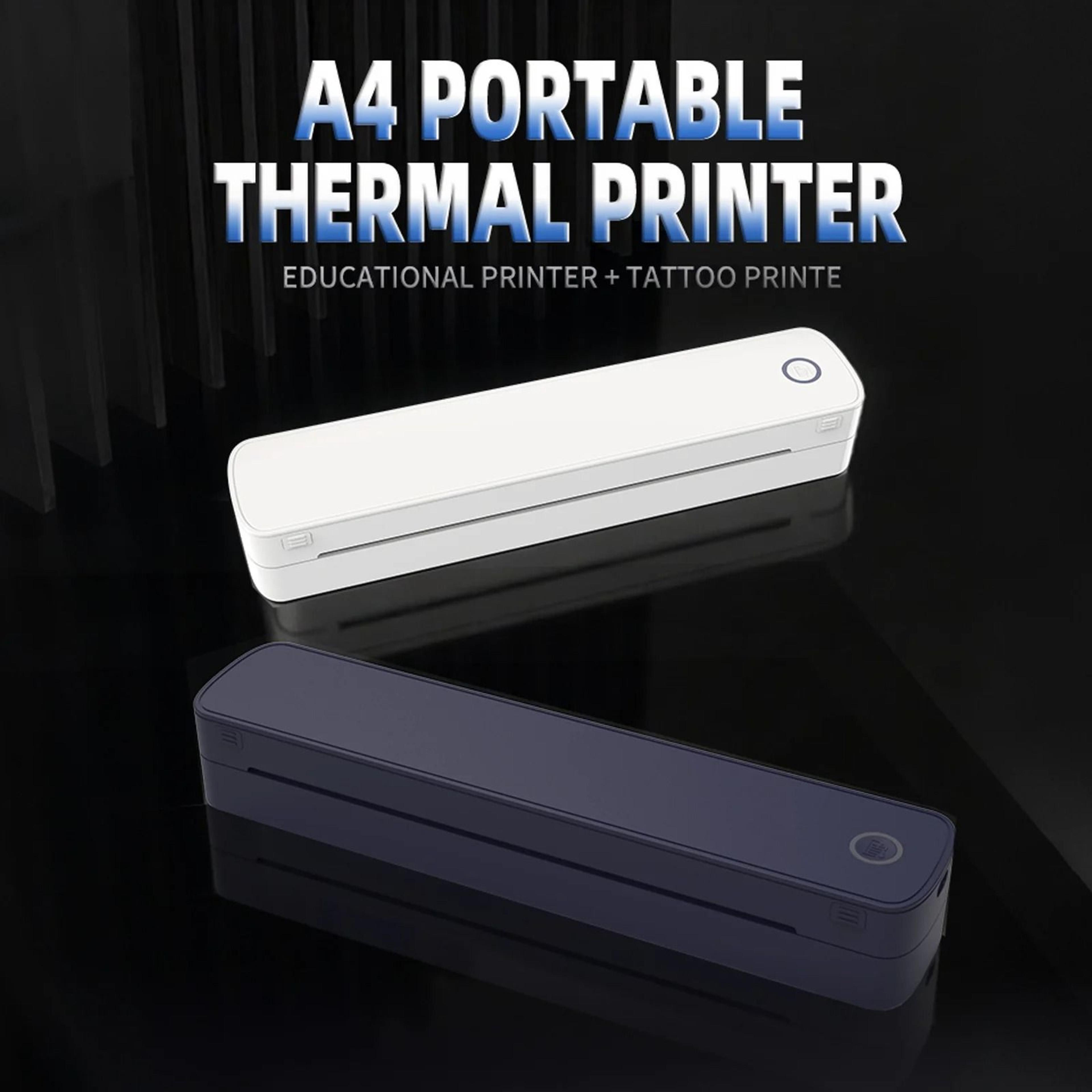 portable a4 thermal bluetooth tattoo stencil & document printer