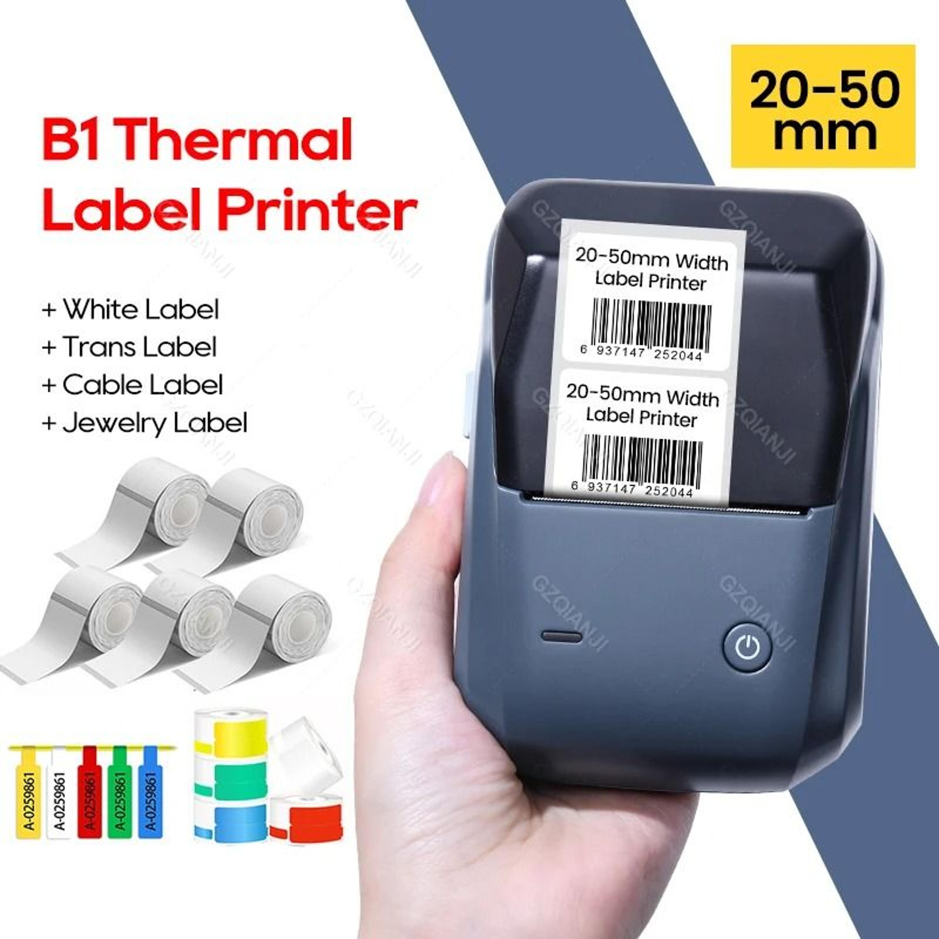 niimbot b1 portable wireless bluetooth thermal label printer & jewelry sticker maker