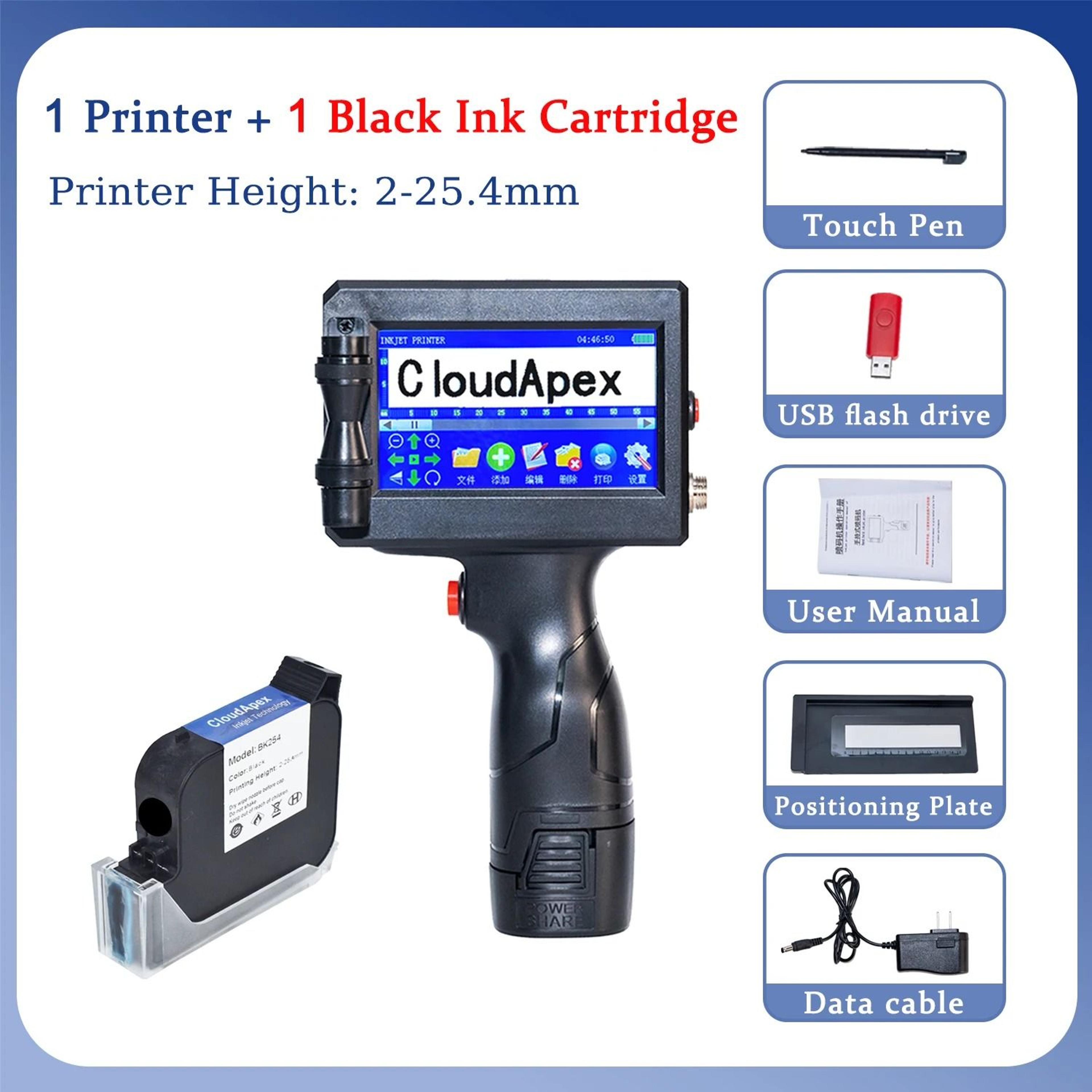 P7 254mm Handheld Inkjet Printer  Large Format TIJ Batch Coding Machine 8