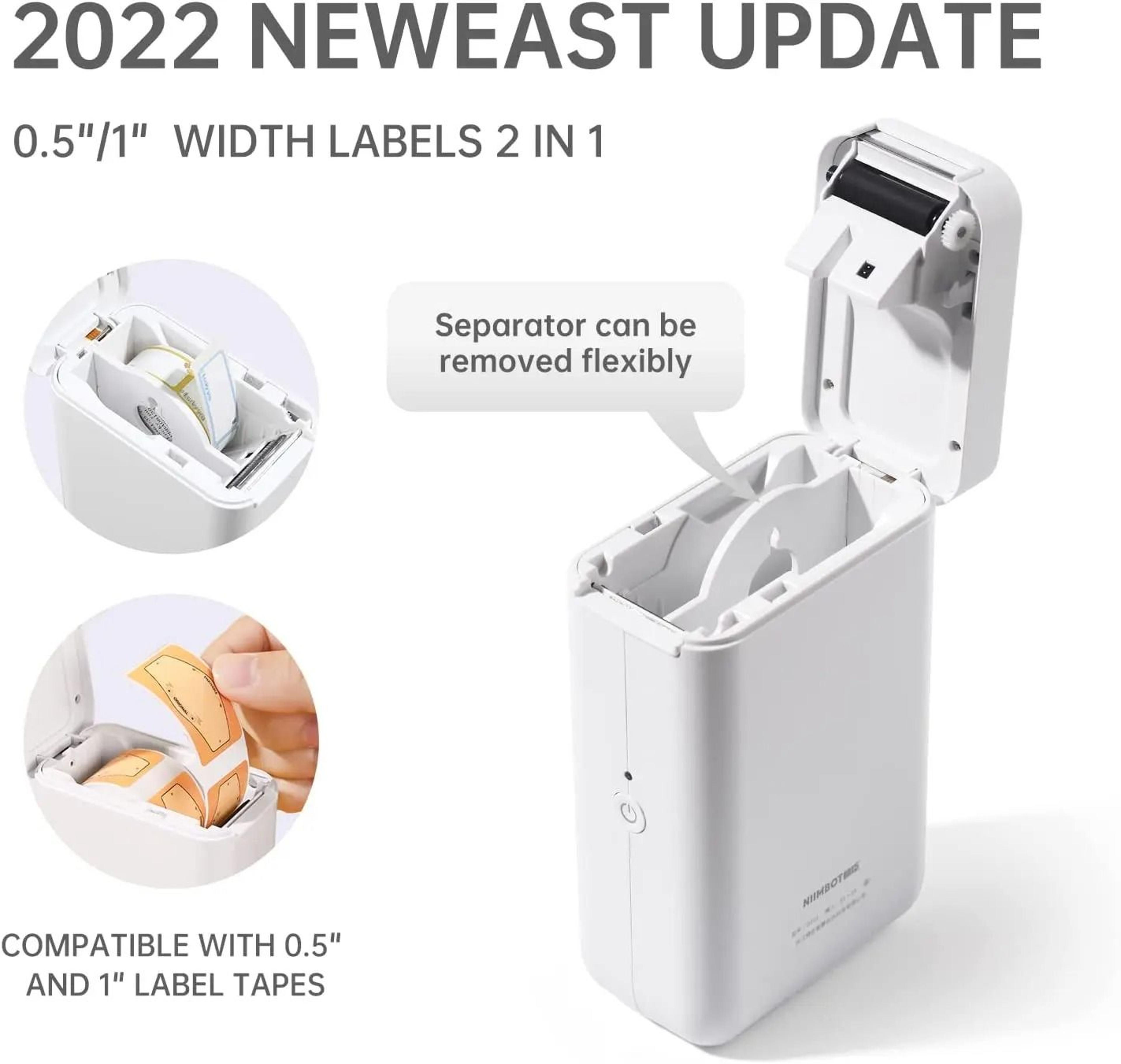 NIIMBOT D101 Mini Bluetooth Thermal Label Printer D11D110 Plus 24mm Inkless Portable Pocket Barcode 2