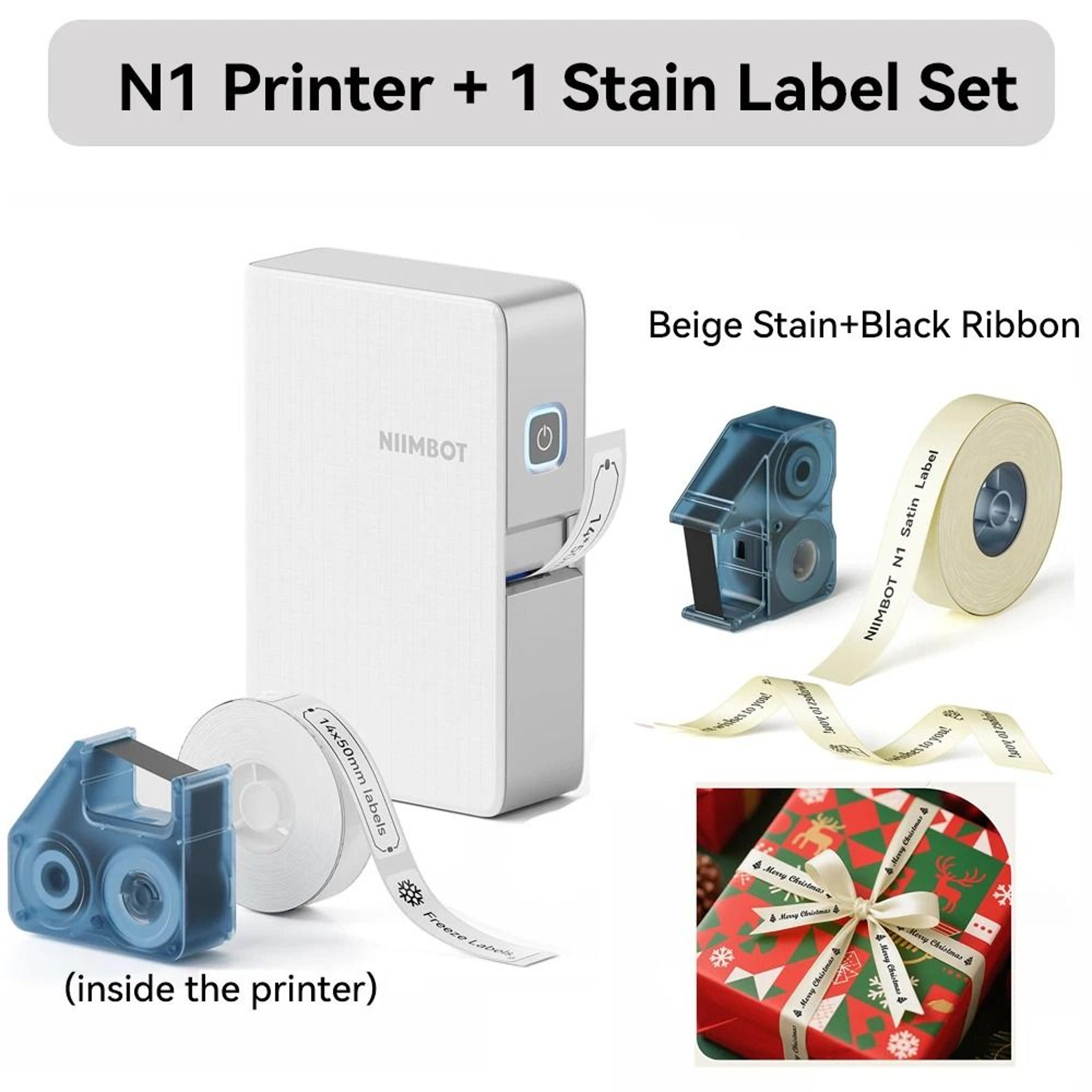 NIIMBOT N1  B18 Wireless Thermal Transfer Label Printer For Office Name Tags Switches  DIY Notes 13
