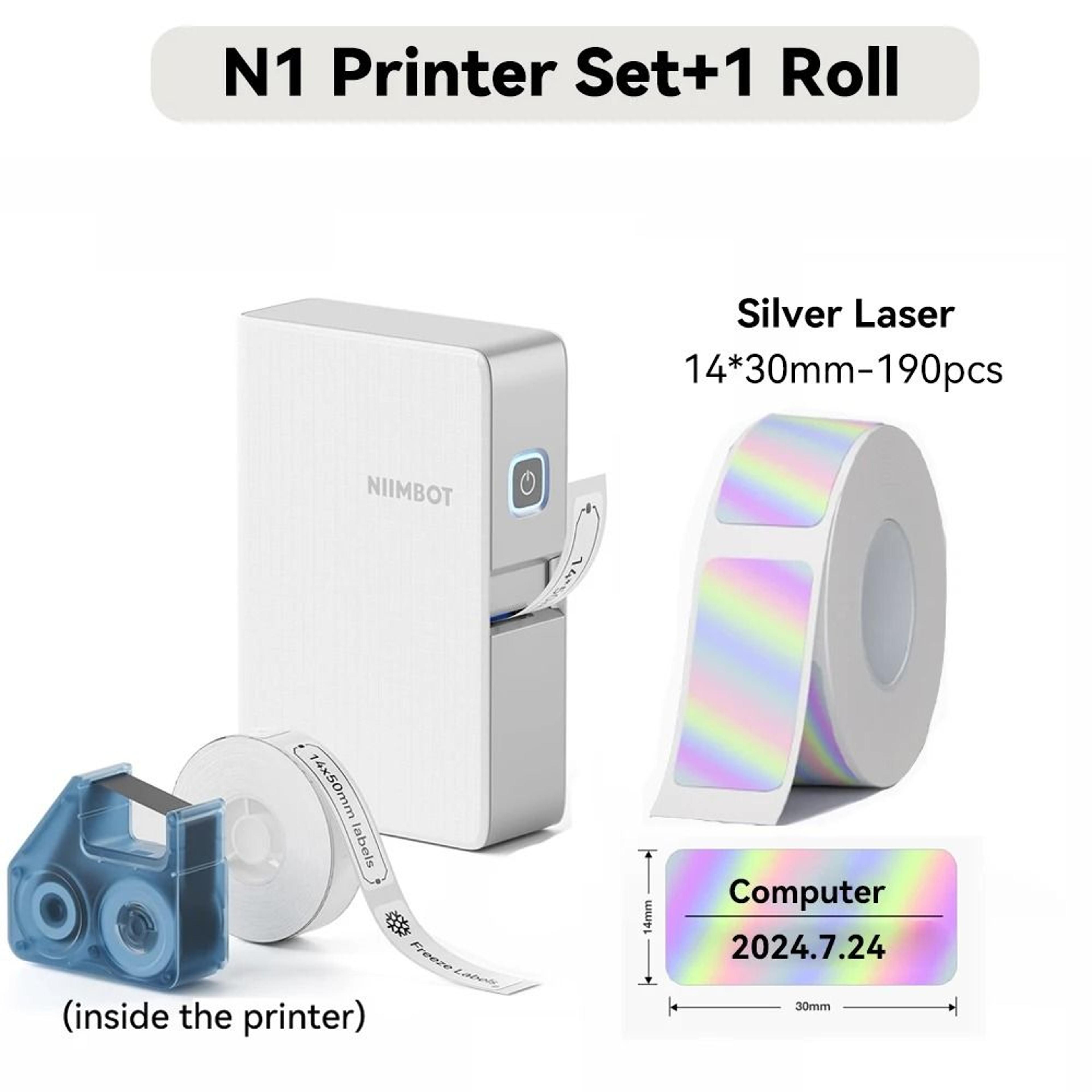NIIMBOT N1  B18 Wireless Thermal Transfer Label Printer For Office Name Tags Switches  DIY Notes 11