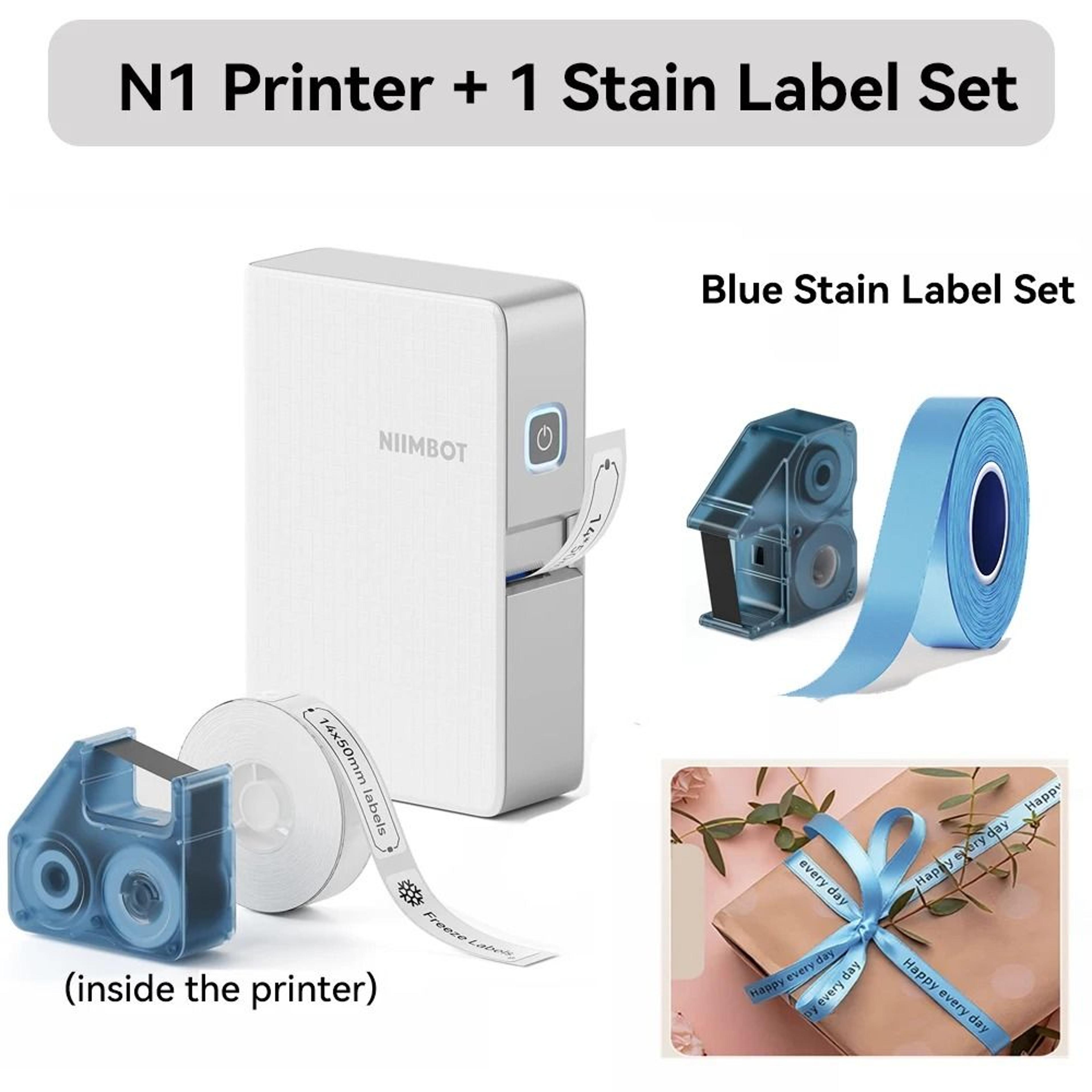 NIIMBOT N1  B18 Wireless Thermal Transfer Label Printer For Office Name Tags Switches  DIY Notes 20