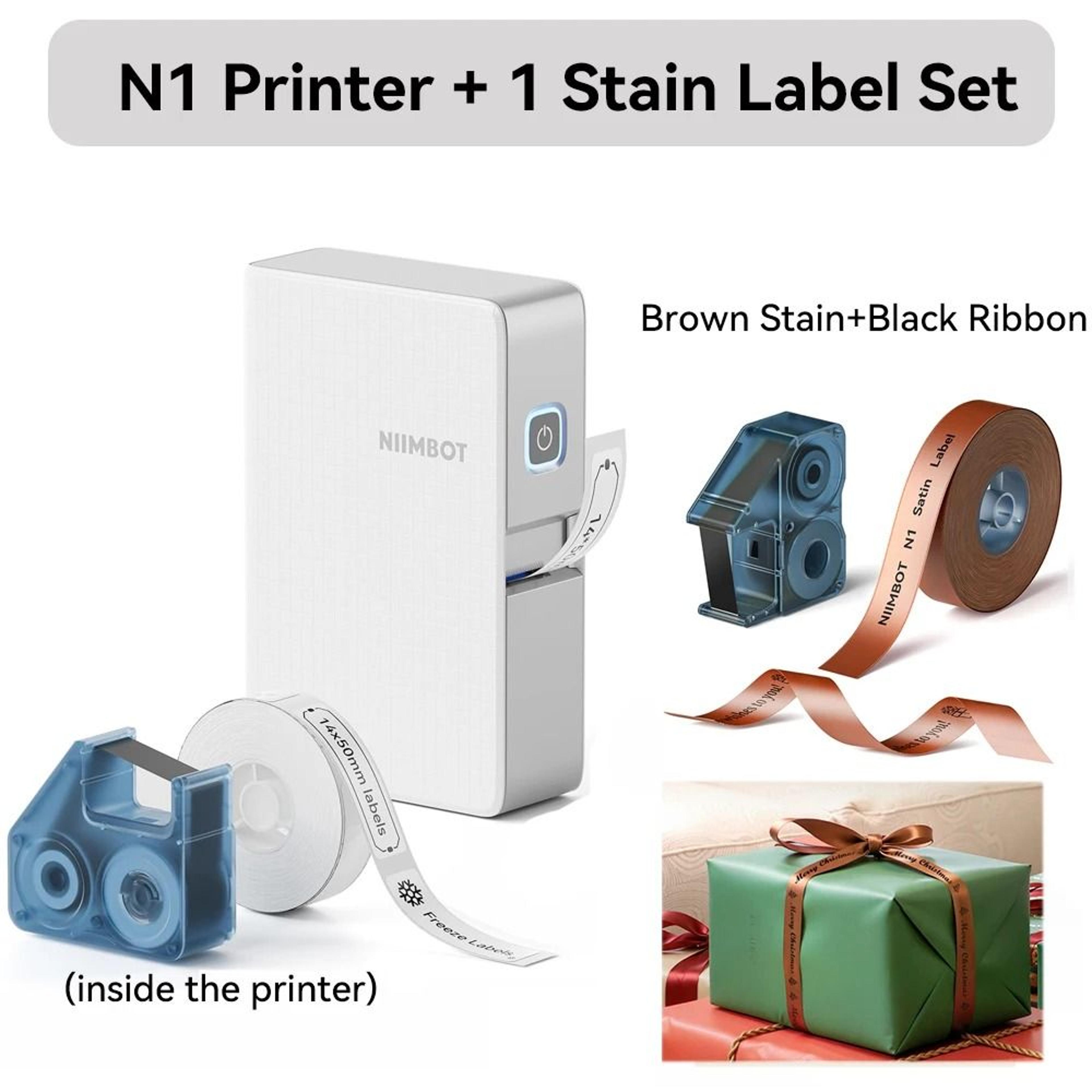 NIIMBOT N1  B18 Wireless Thermal Transfer Label Printer For Office Name Tags Switches  DIY Notes 26