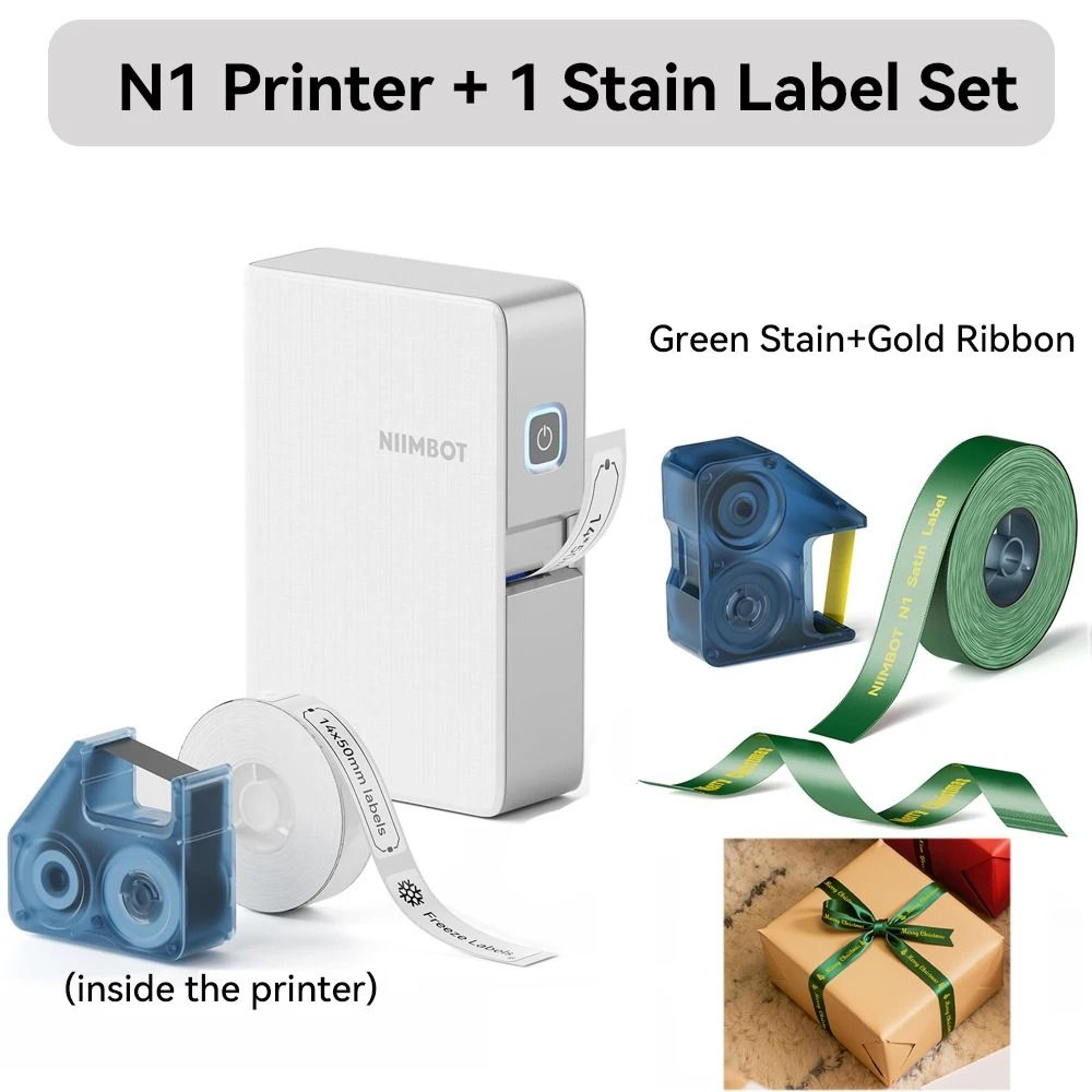 NIIMBOT N1  B18 Wireless Thermal Transfer Label Printer For Office Name Tags Switches  DIY Notes 22