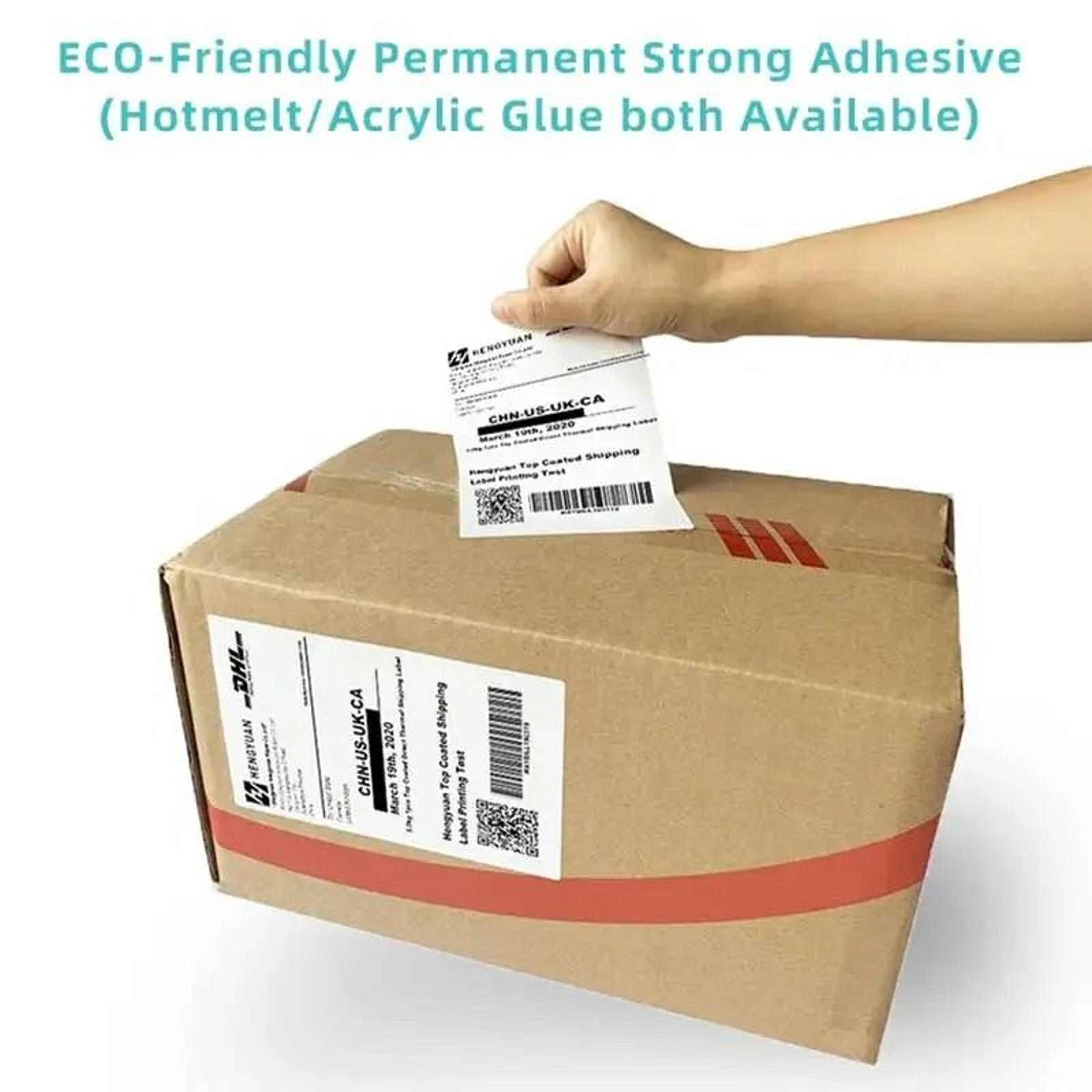 Direct Thermal Shipping Labels 4x6 Inch  30mm80mm Width SelfAdhesive Waterproof Roll Stickers 5