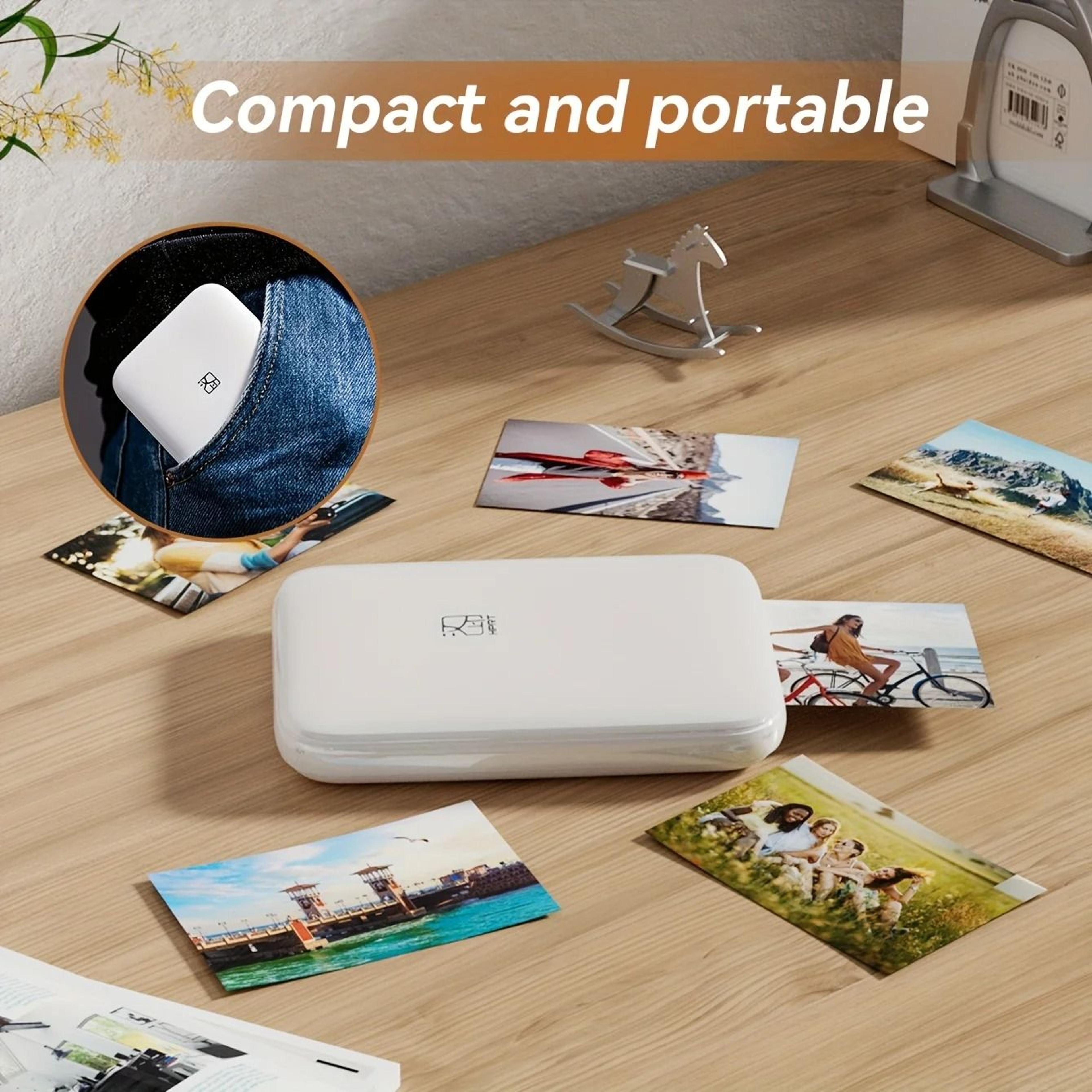 HPRT MT53 Portable 2x3 Color Photo Printer Pocket Bluetooth Mini Printing Machine For Mobile 3