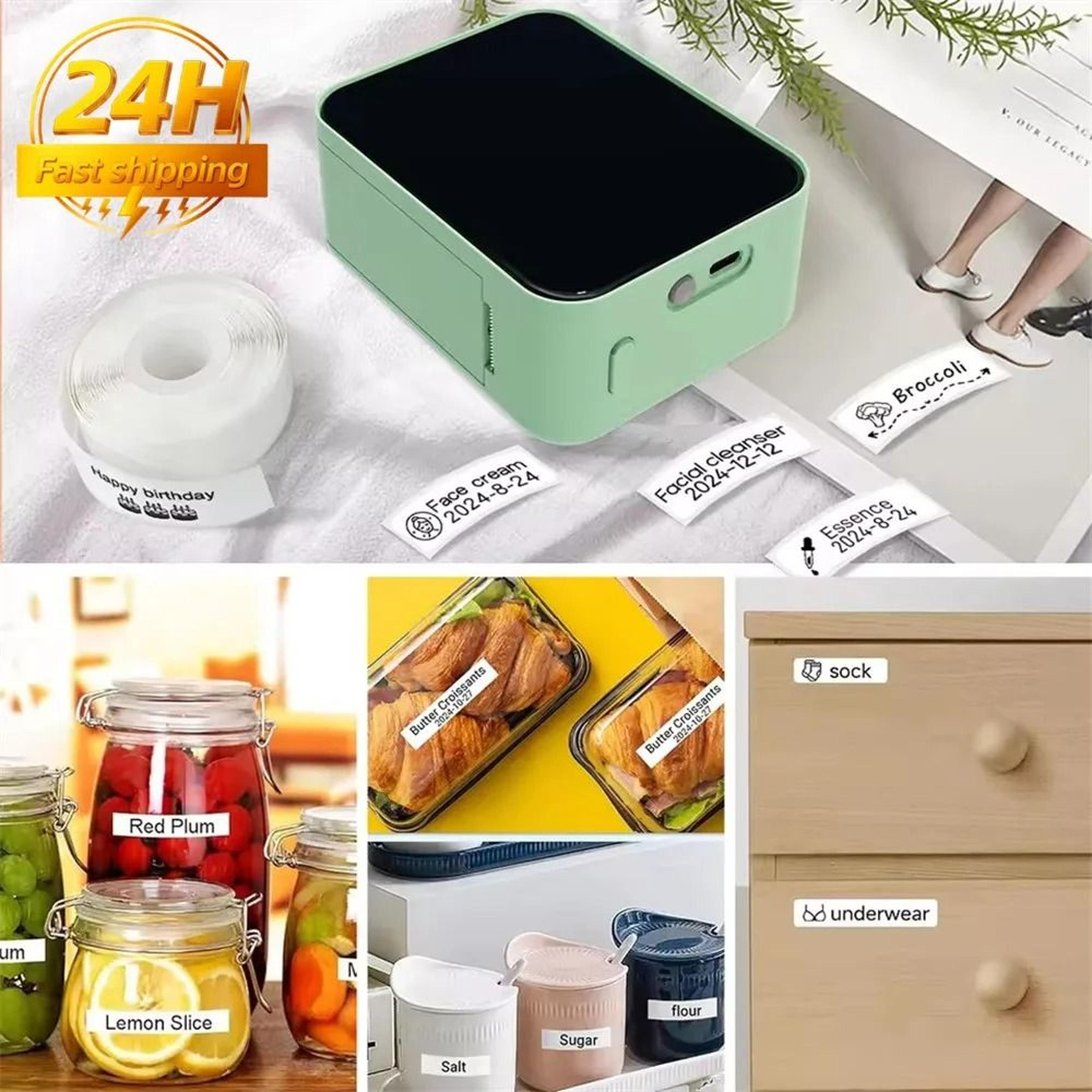 p15 mini portable thermal label printer wireless bluetooth adhesive sticker maker inkless tagging machine