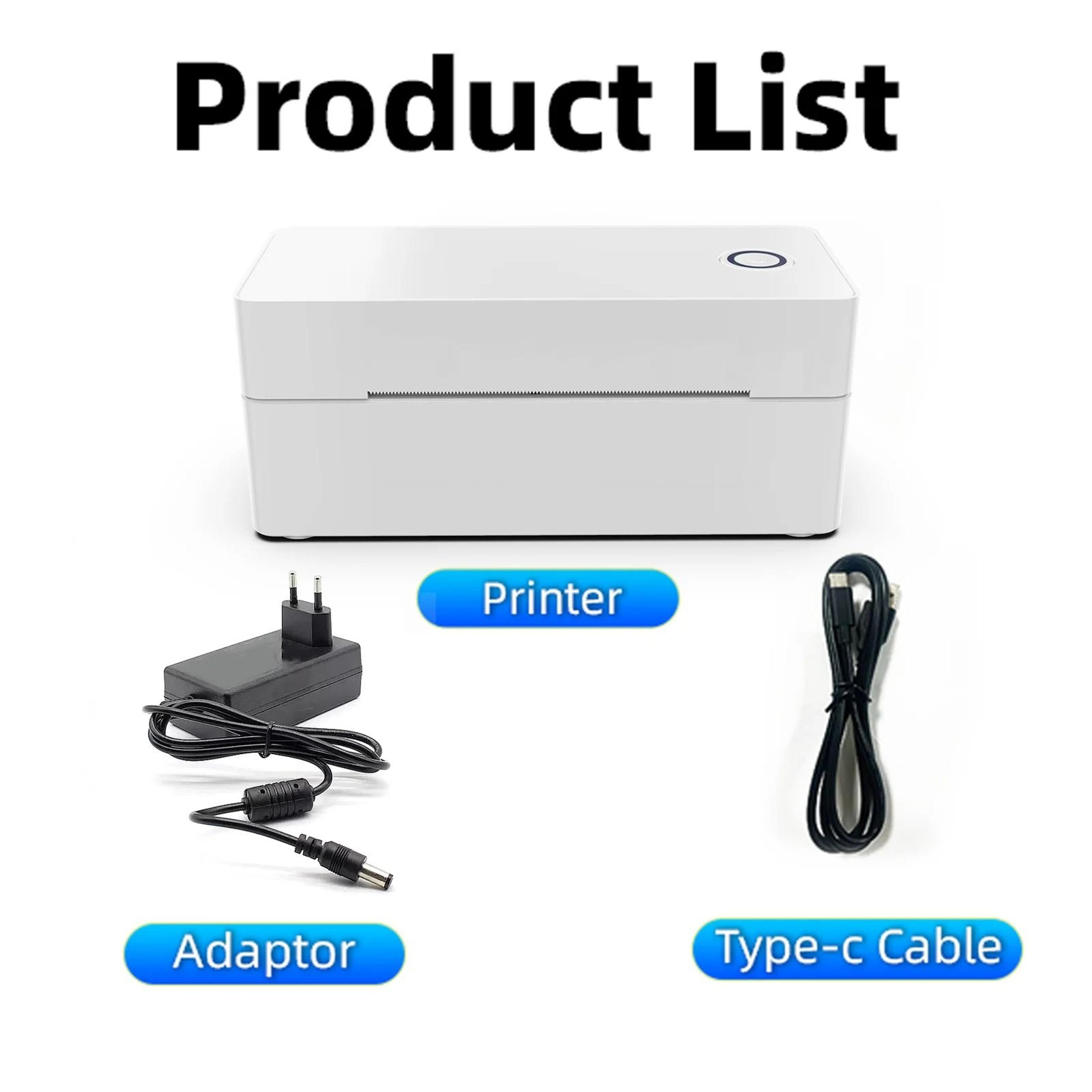 4x6 Wireless Bluetooth Thermal Shipping Label Printer Compatible With IPhone Android Mac  Windows 7