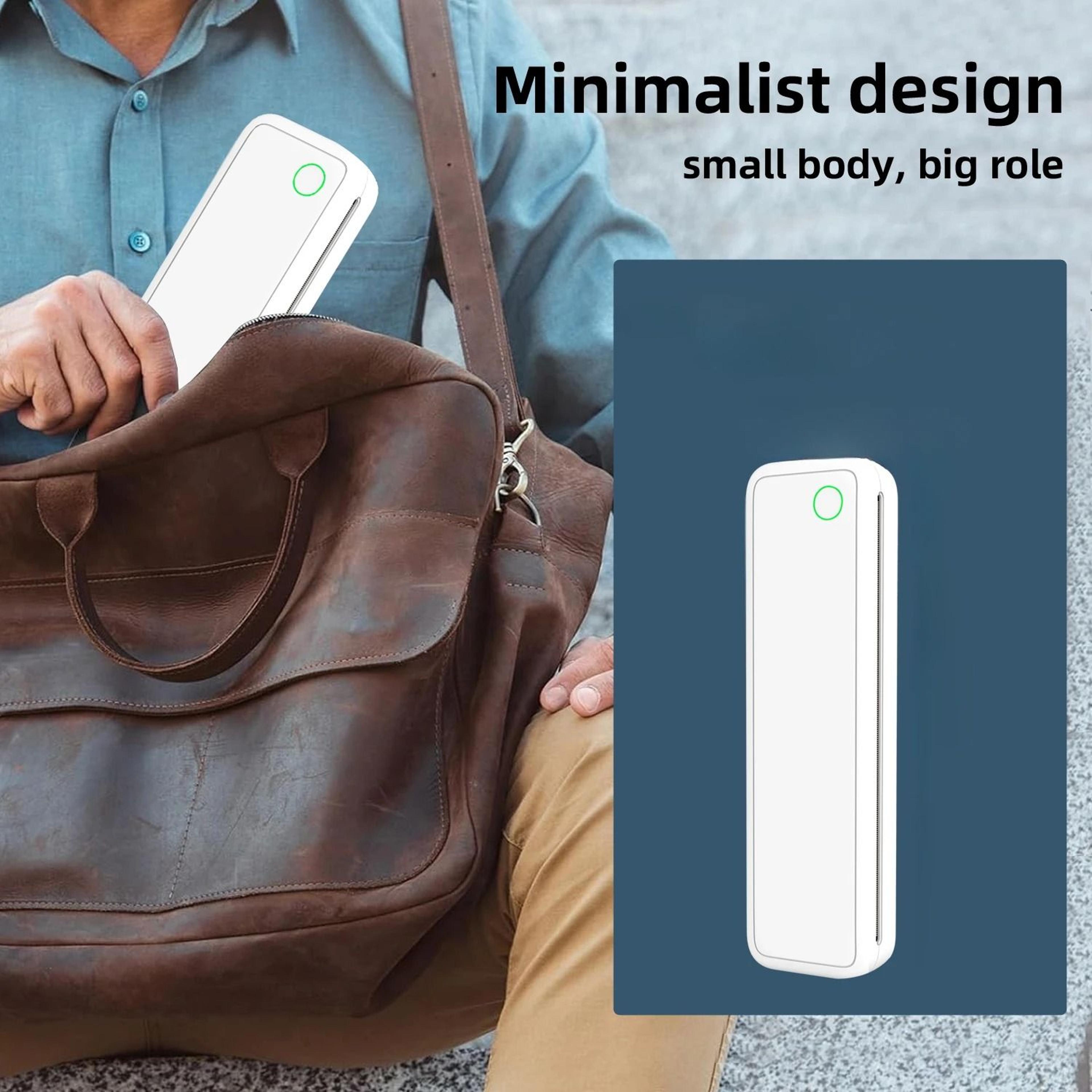 Wireless A4 InkFree Portable Thermal Printer Wireless Mobile Document Maker For Phone  Laptop 3