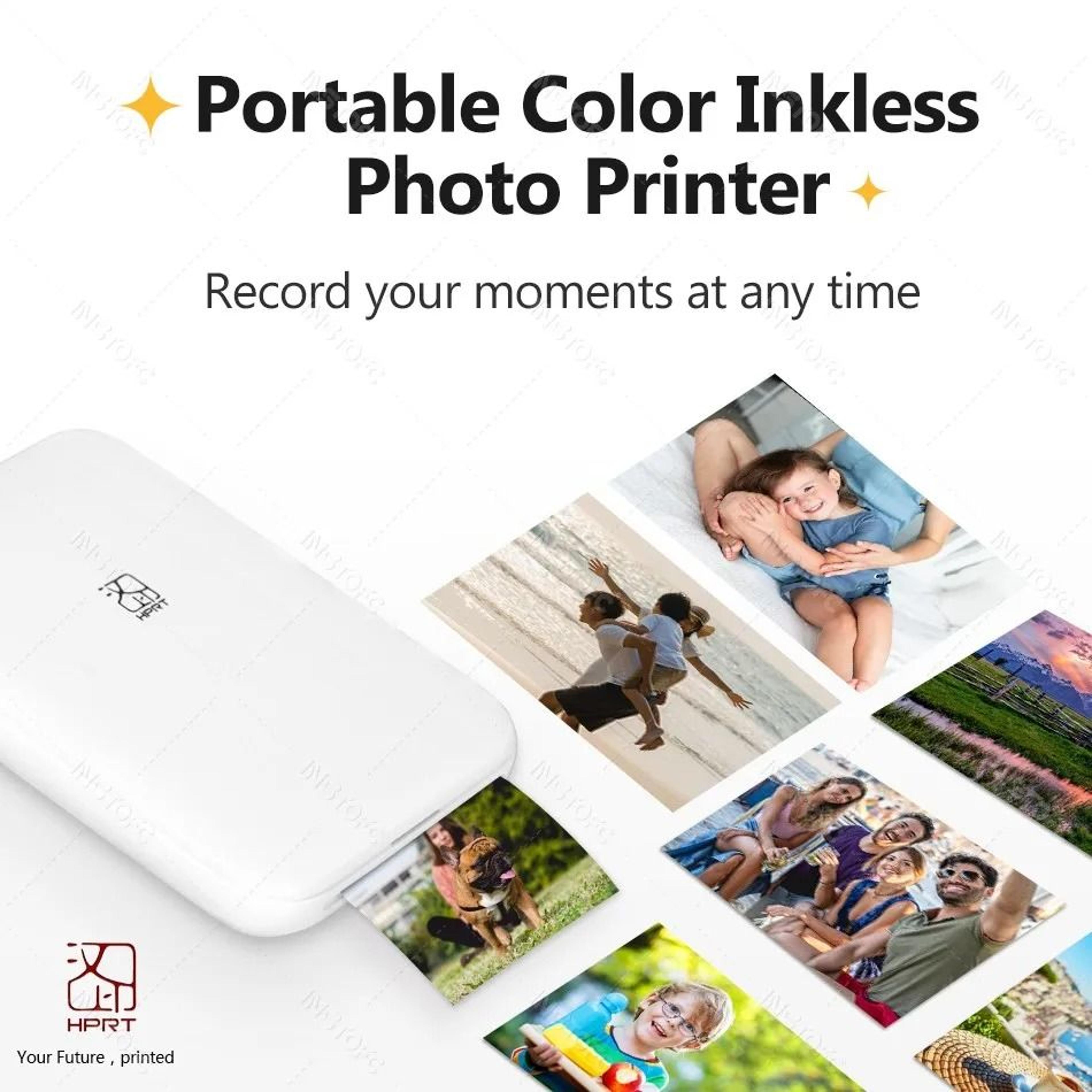 HPRT MT53 Portable Mini Mobile Bluetooth Pocket Photo Printer With Inkless ZINK Technology 2x3 Inch 2