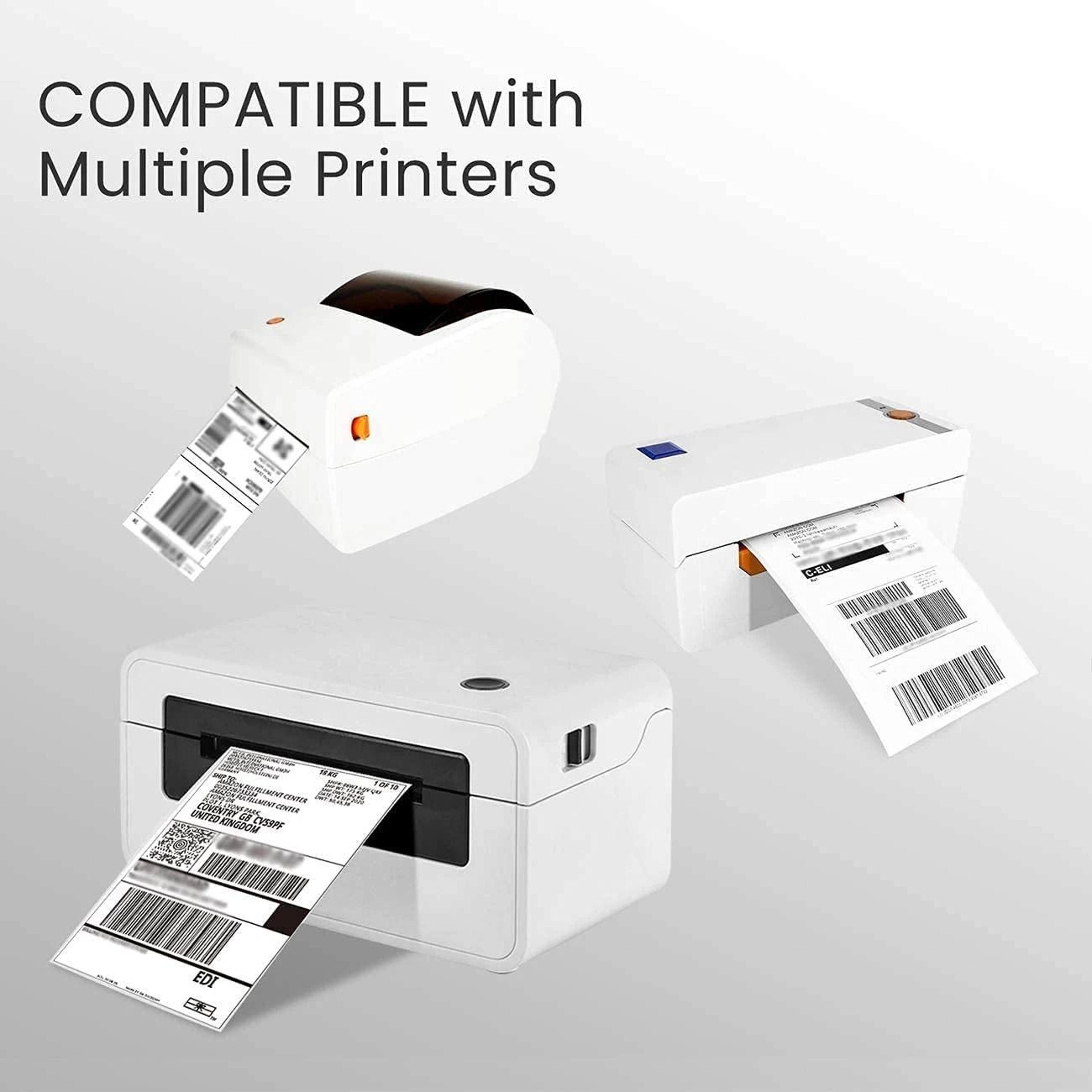 4x6 Inch Fanfold Direct Thermal Shipping Labels SelfAdhesive Waterproof Stack Stickers For Express  5