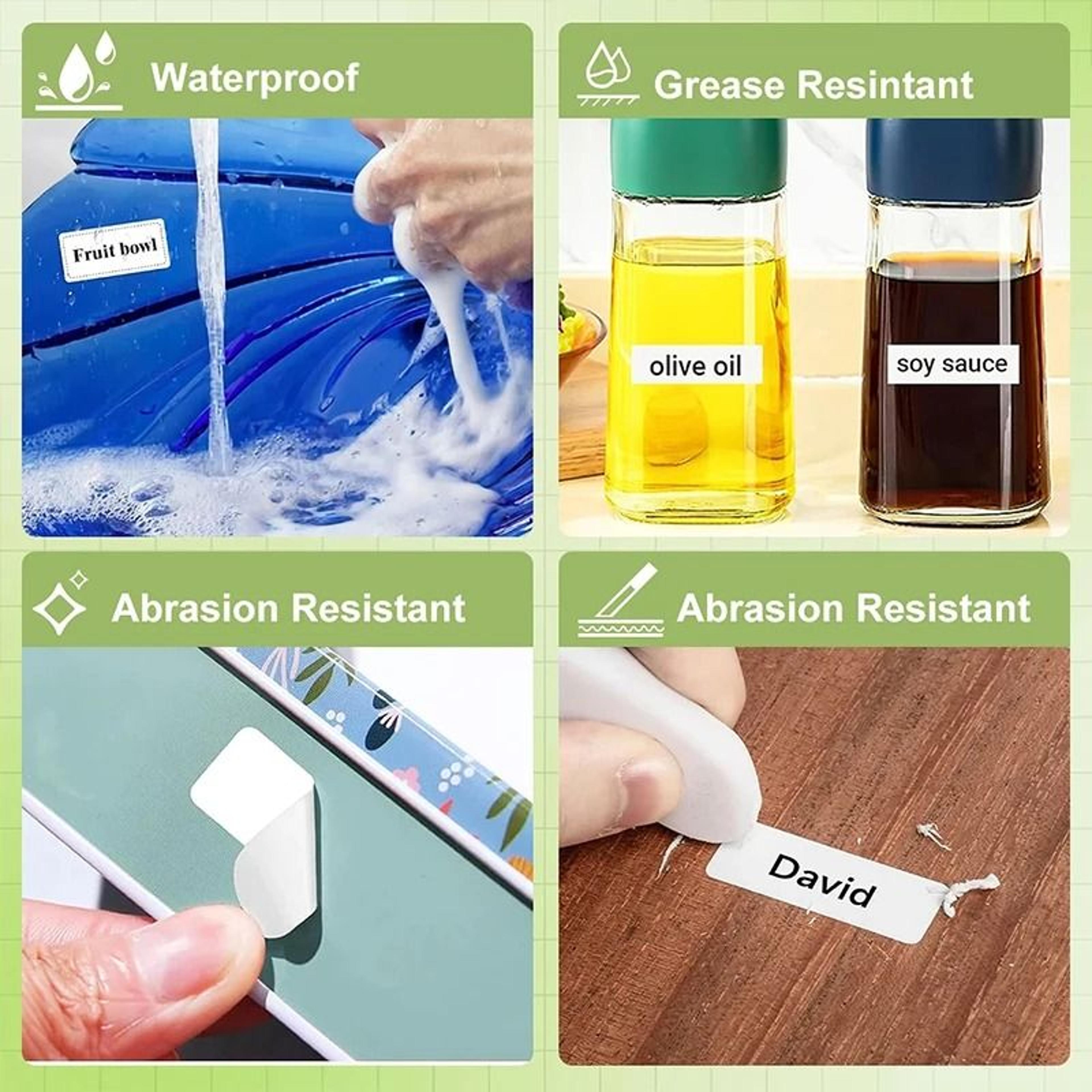 Marklife White SelfAdhesive Thermal Label Paper Roll Set Compatible With Marklife P15 P12 P11 D30   4