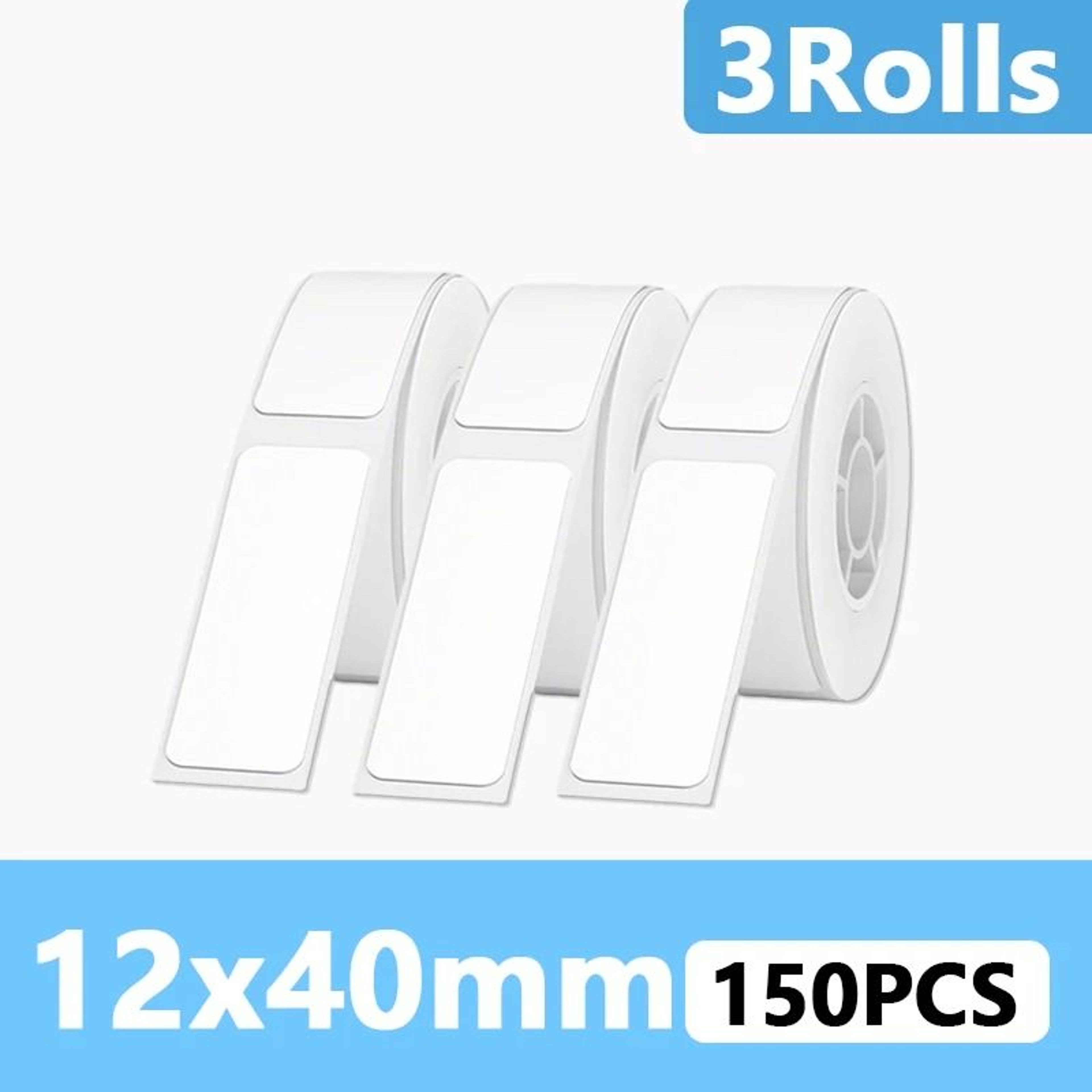 Marklife White SelfAdhesive Thermal Label Paper Roll Set Compatible With Marklife P15 P12 P11 D30   8