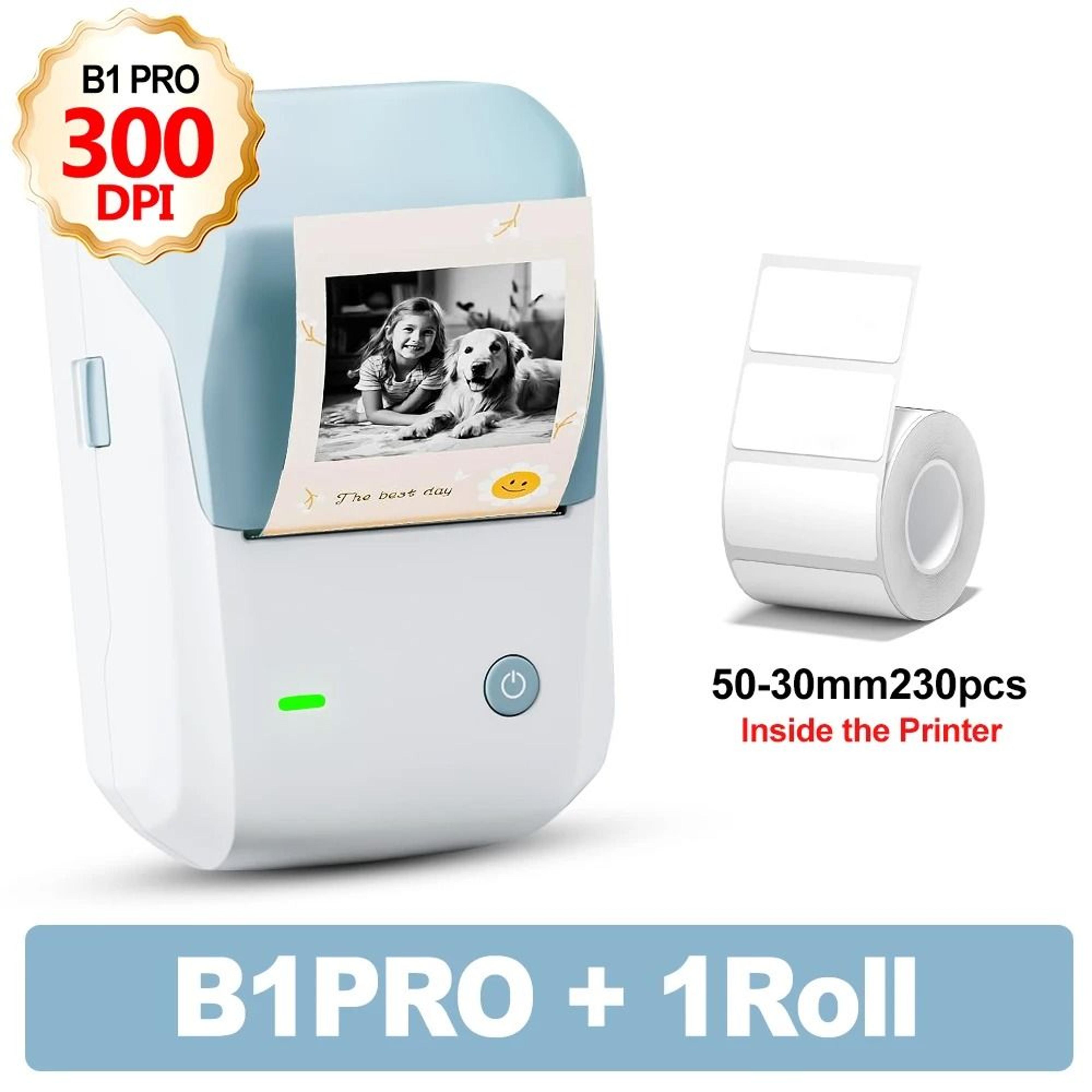 NIIMBOT B1 PRO 300 DPI Portable Thermal Label Printer Wireless Bluetooth Sticker Maker 11