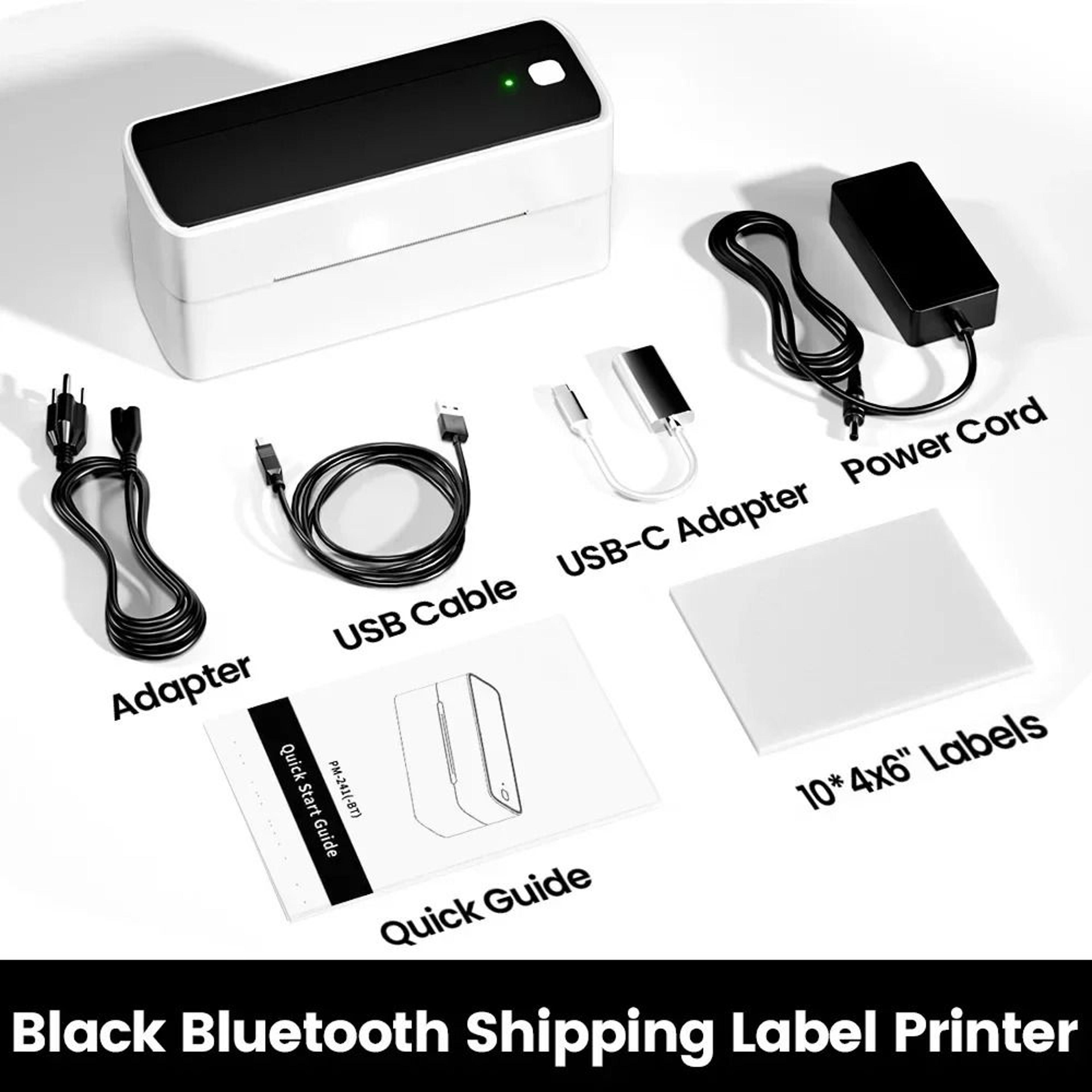 Phomemo 241 Bluetooth Wireless 4x6 Thermal Shipping Label Printer For IPhone Android Mac Windows 6