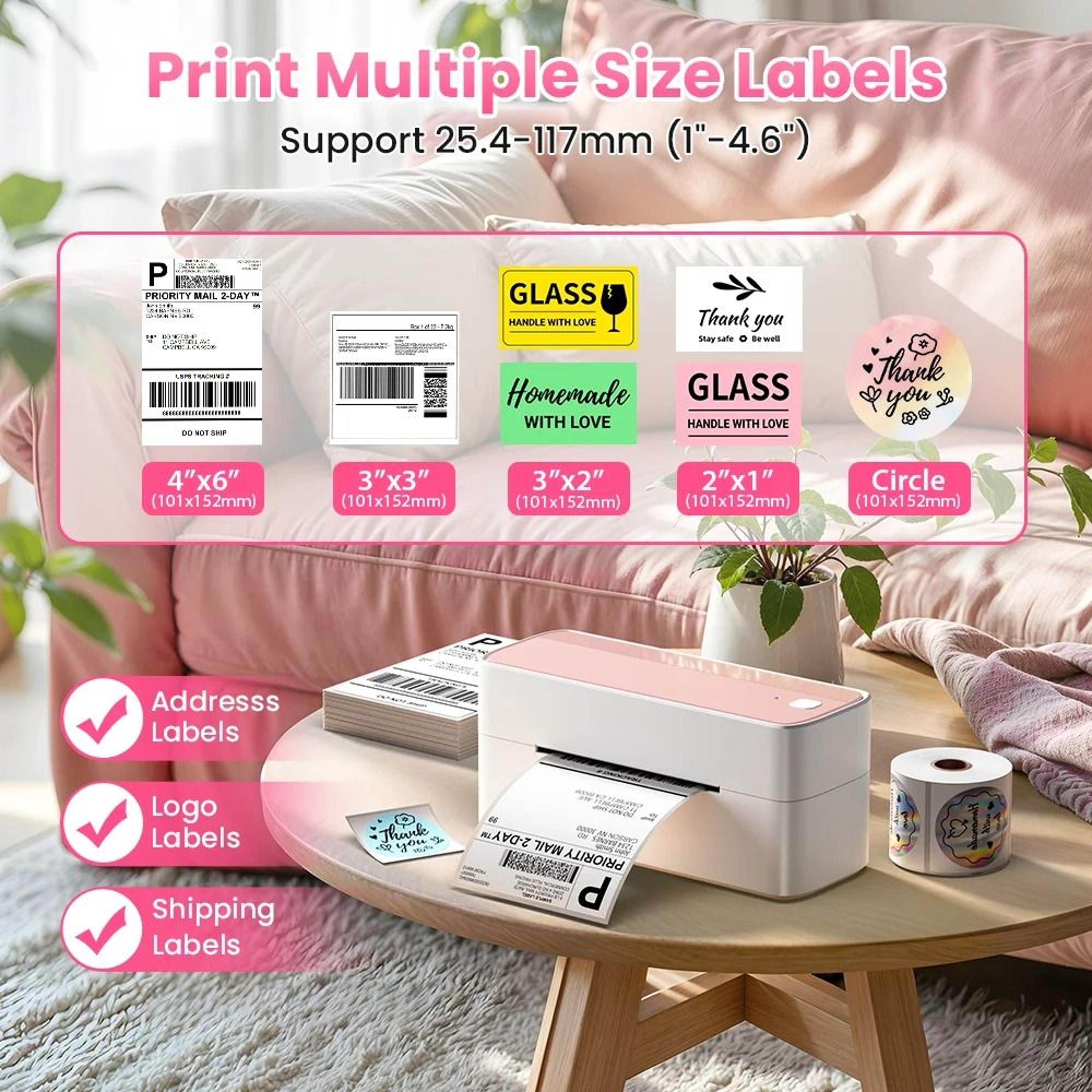 Phomemo 241 Bluetooth Wireless 4x6 Thermal Shipping Label Printer For IPhone Android Mac Windows 2
