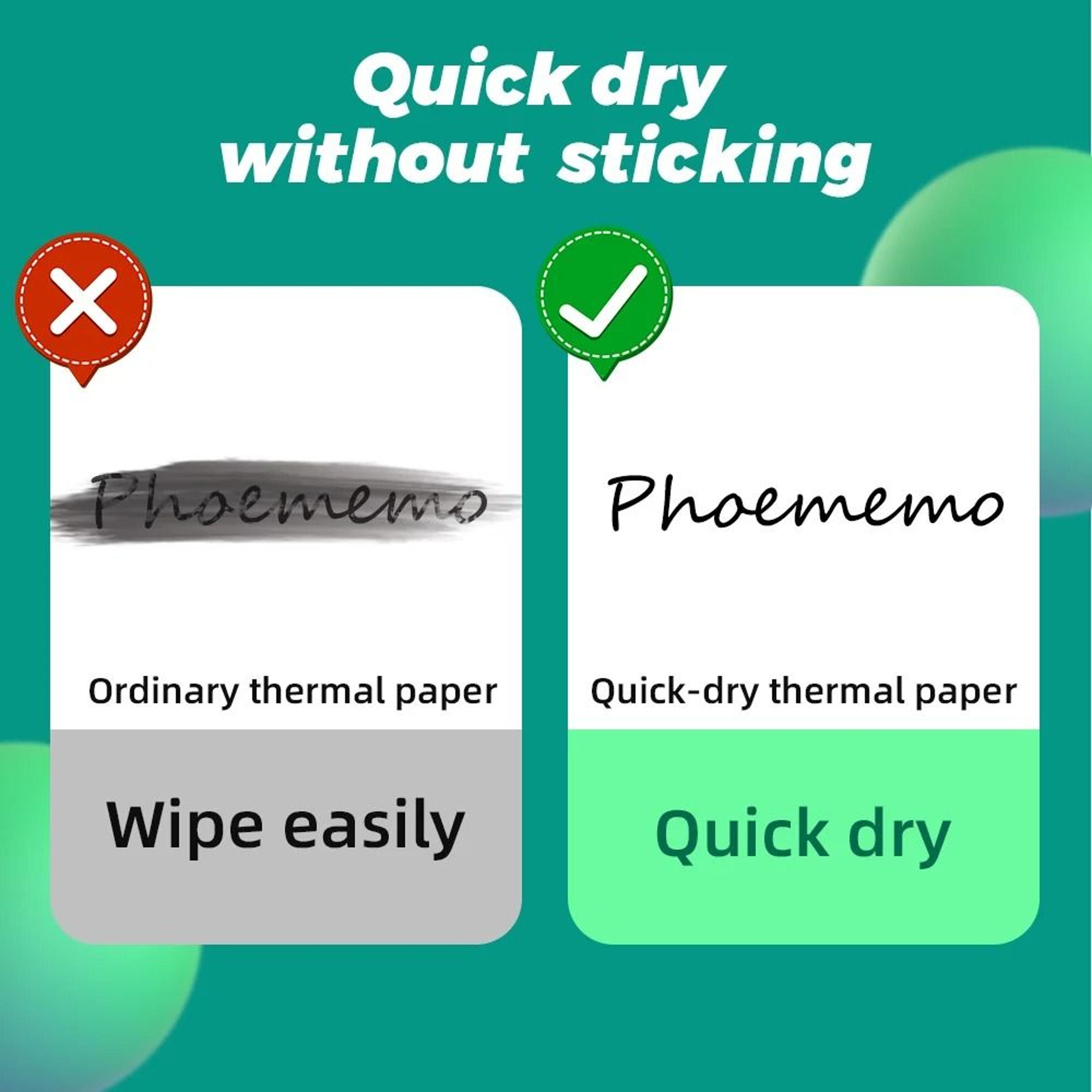 100Sheet Phomemo Official A4 Thermal Paper Fanfold Pack 210x297mm 10Year Archival Quality For M08F  2