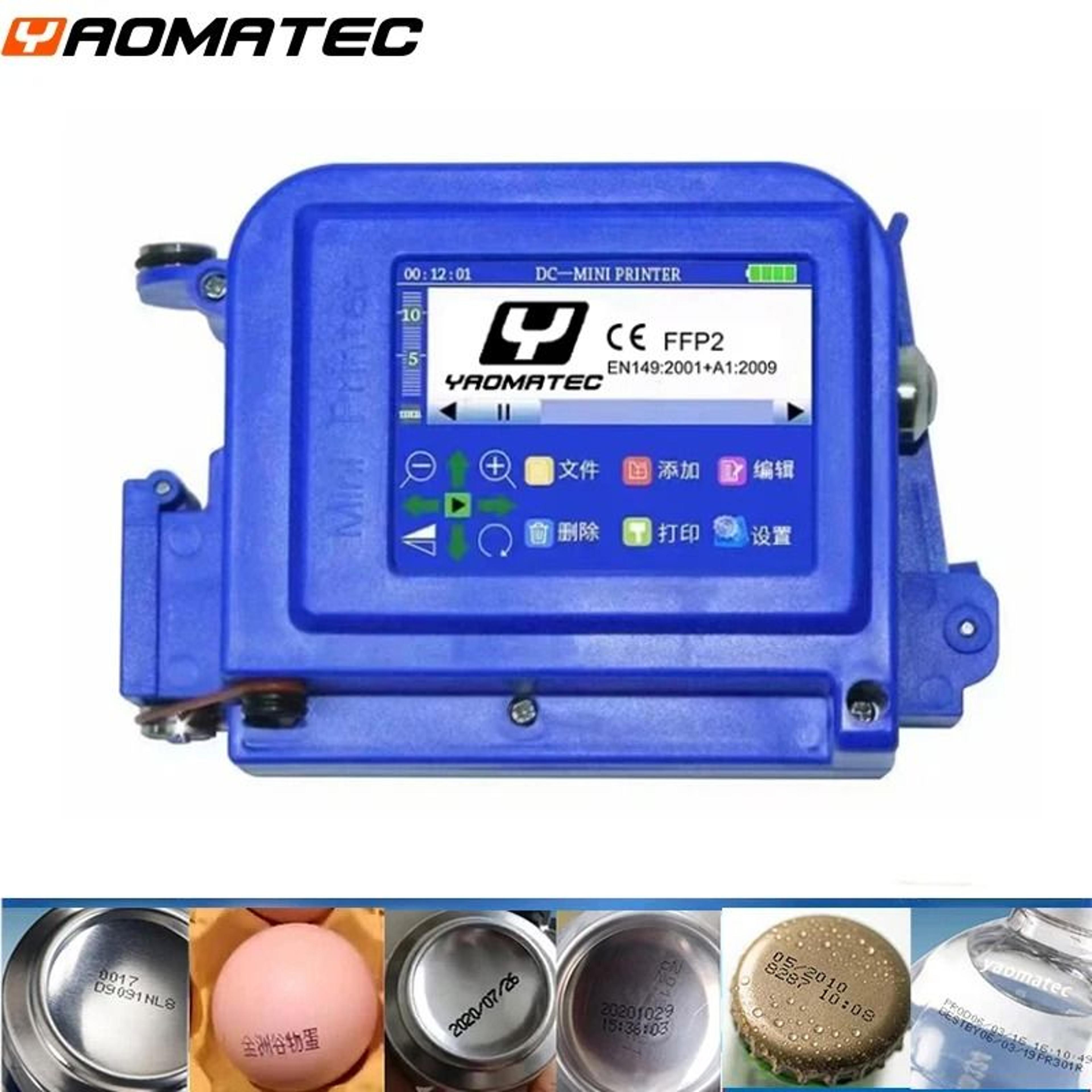 25Language 127mm Mini Portable Handheld Thermal Inkjet Printer For Expiry Date Batch Code QR Code   5