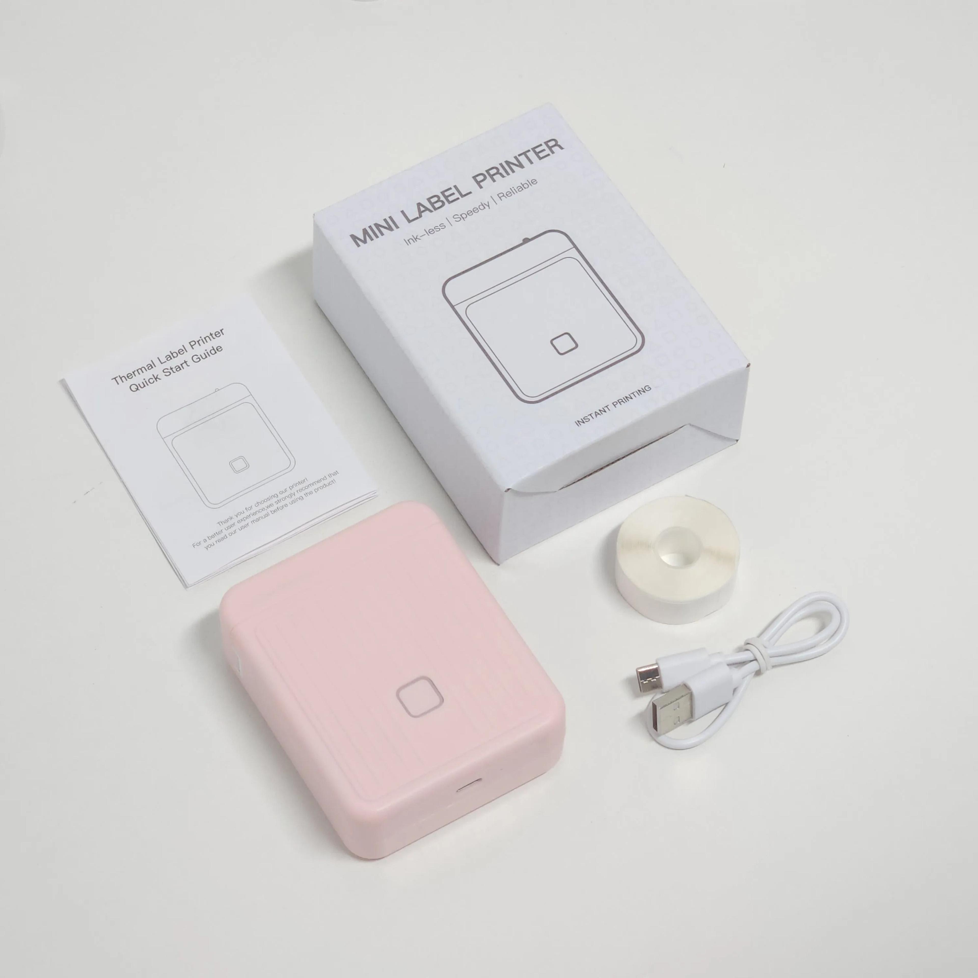 DOLEWA T01 Portable Mini Thermal Label Printer Wireless Bluetooth Inkless Barcode Sticker Machine F 8