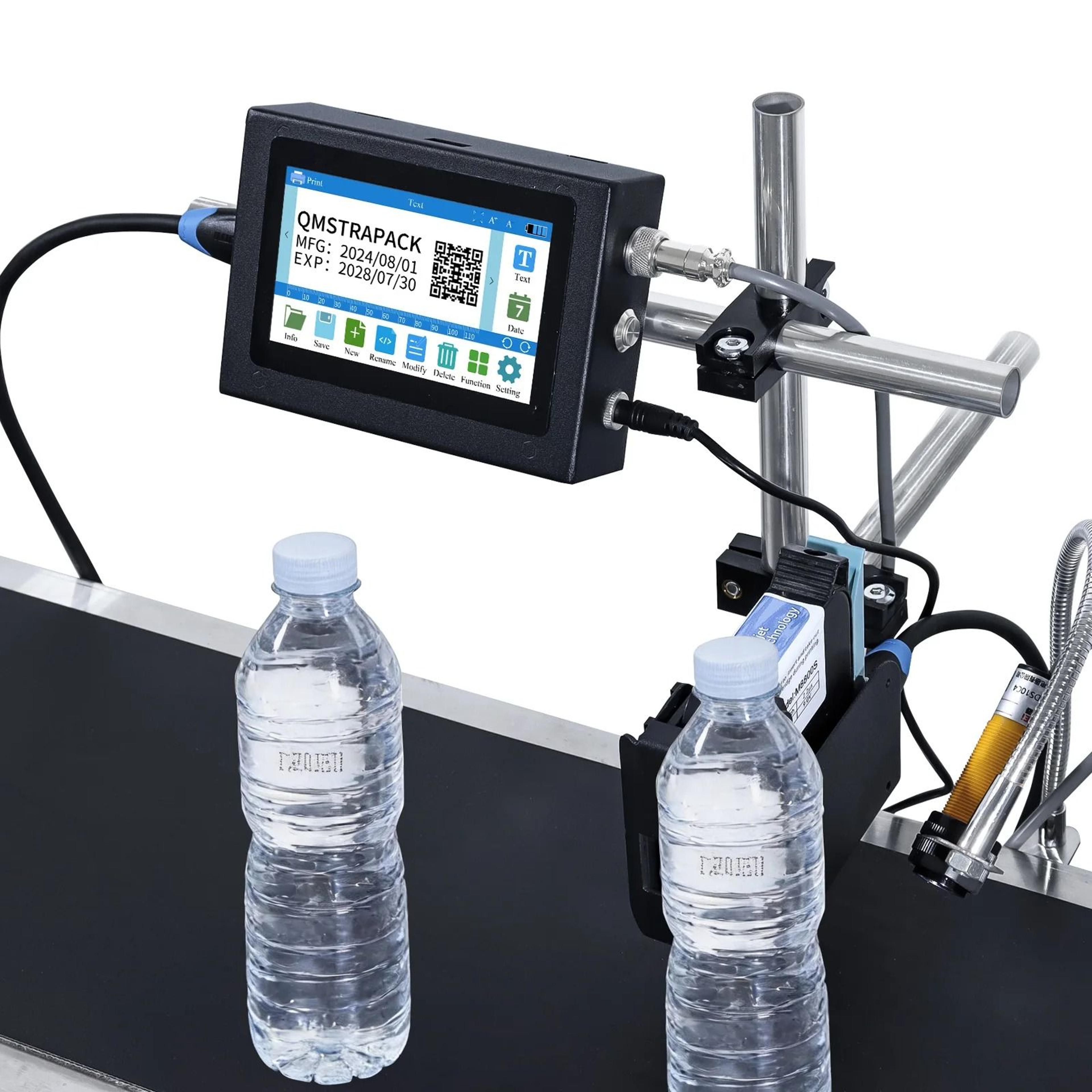 43Inch Industrial Online Thermal Inkjet Printer 127mm  254mm Expiry Date  QR Barcode Coder No Cartr 9