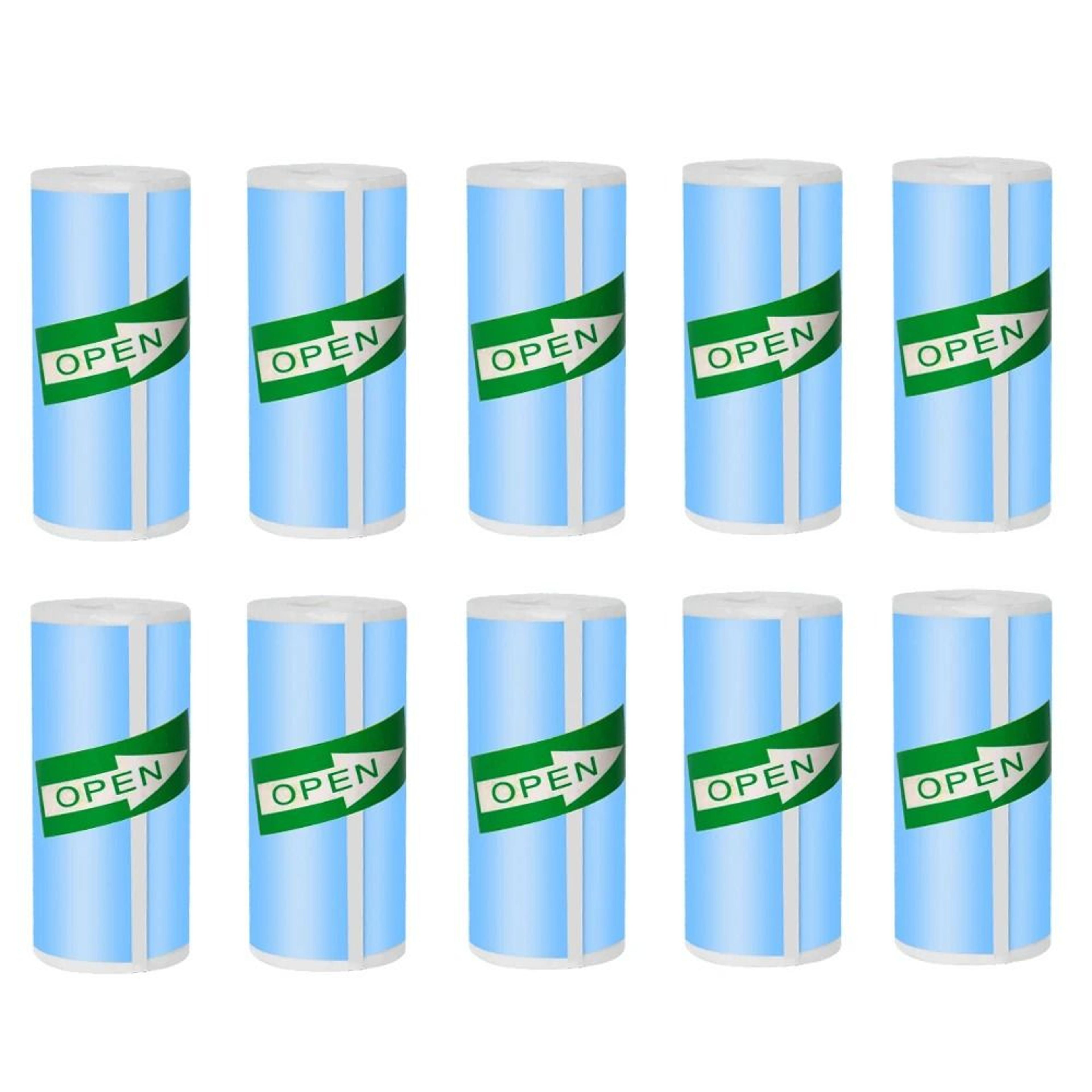 57x25mm HD Mini Thermal Paper Rolls SelfAdhesive Sticker Paper For Portable Pocket Photo Printers 16