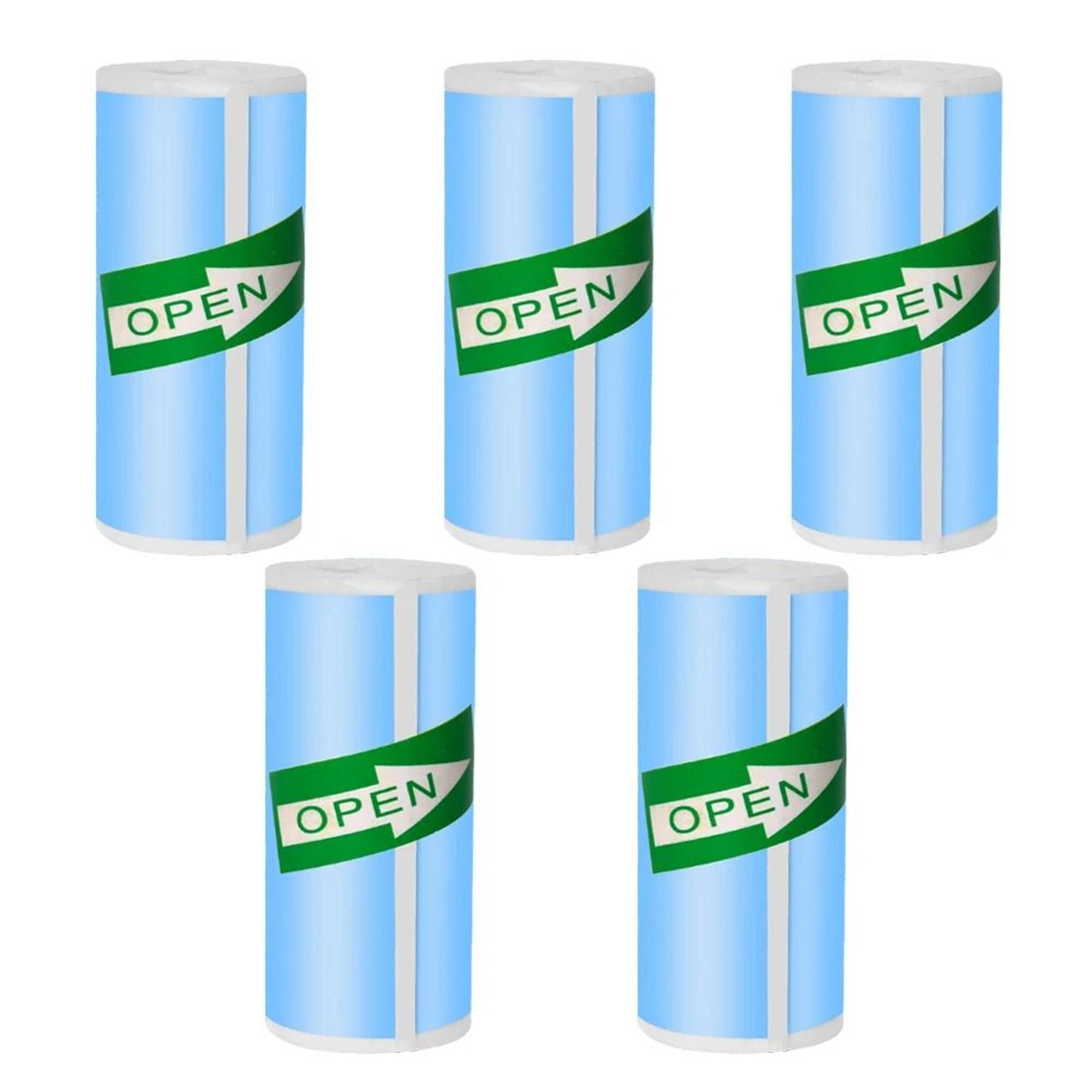 57x25mm HD Mini Thermal Paper Rolls SelfAdhesive Sticker Paper For Portable Pocket Photo Printers 11