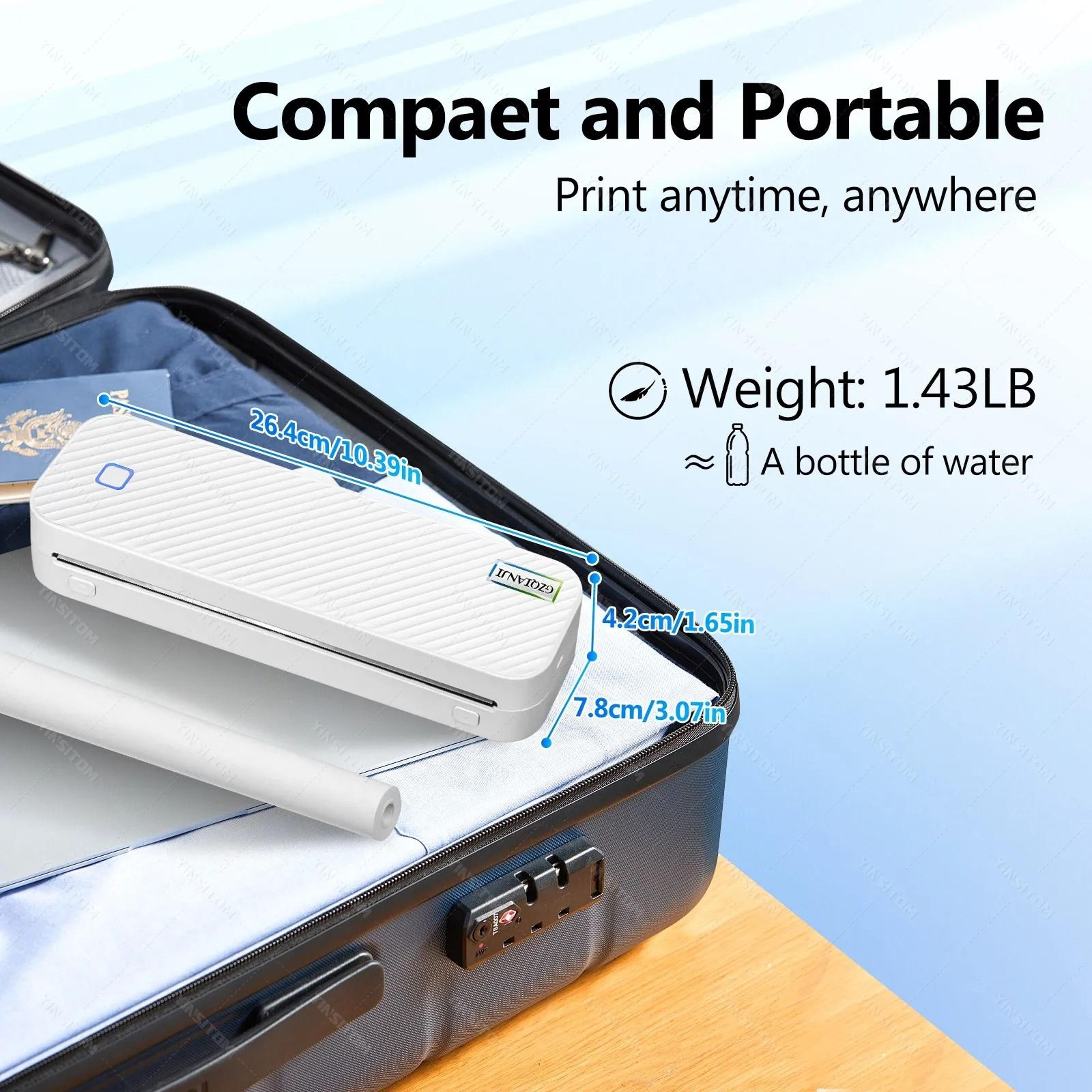 YINSITOM 300dpi Portable Thermal Printer Supporting US Letter  A4 Paper 4