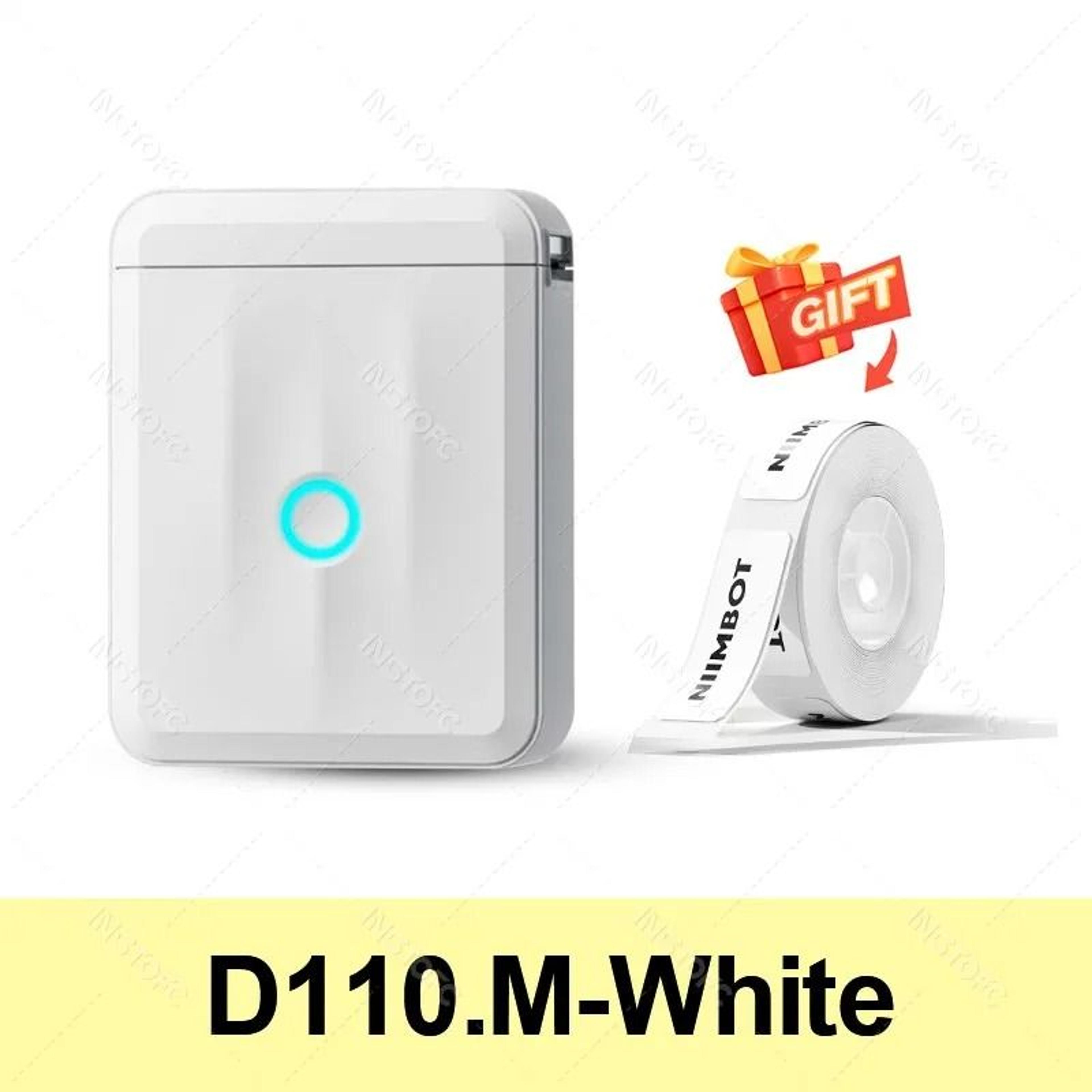 NIIMBOT D110M Upgraded Mini Portable Bluetooth Thermal Label Printer With Tape For Office Home  Sch 7