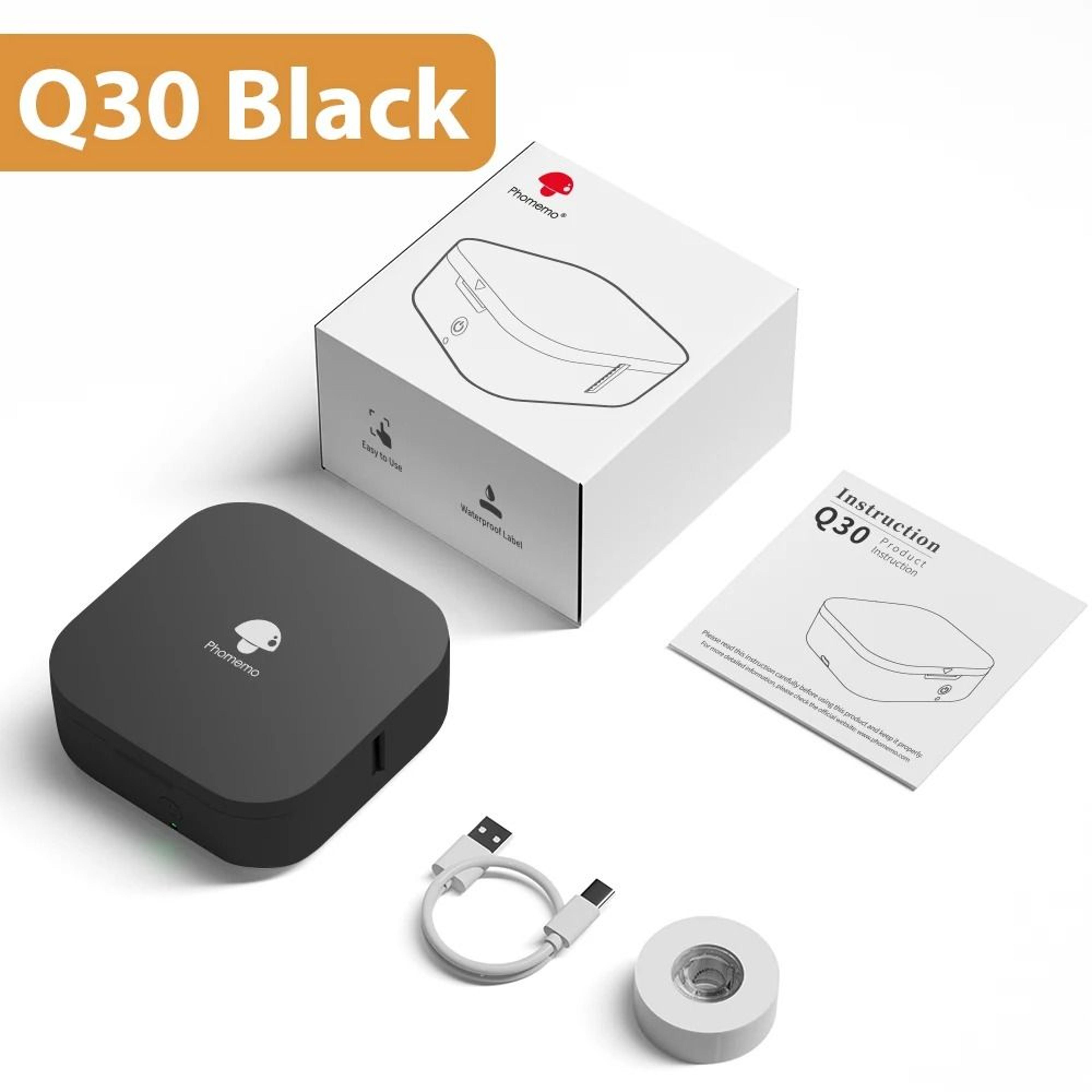 Phomemo Q30 Wireless Bluetooth Mini Thermal Label Printer  Sticker Maker With Starter Label Tape 9