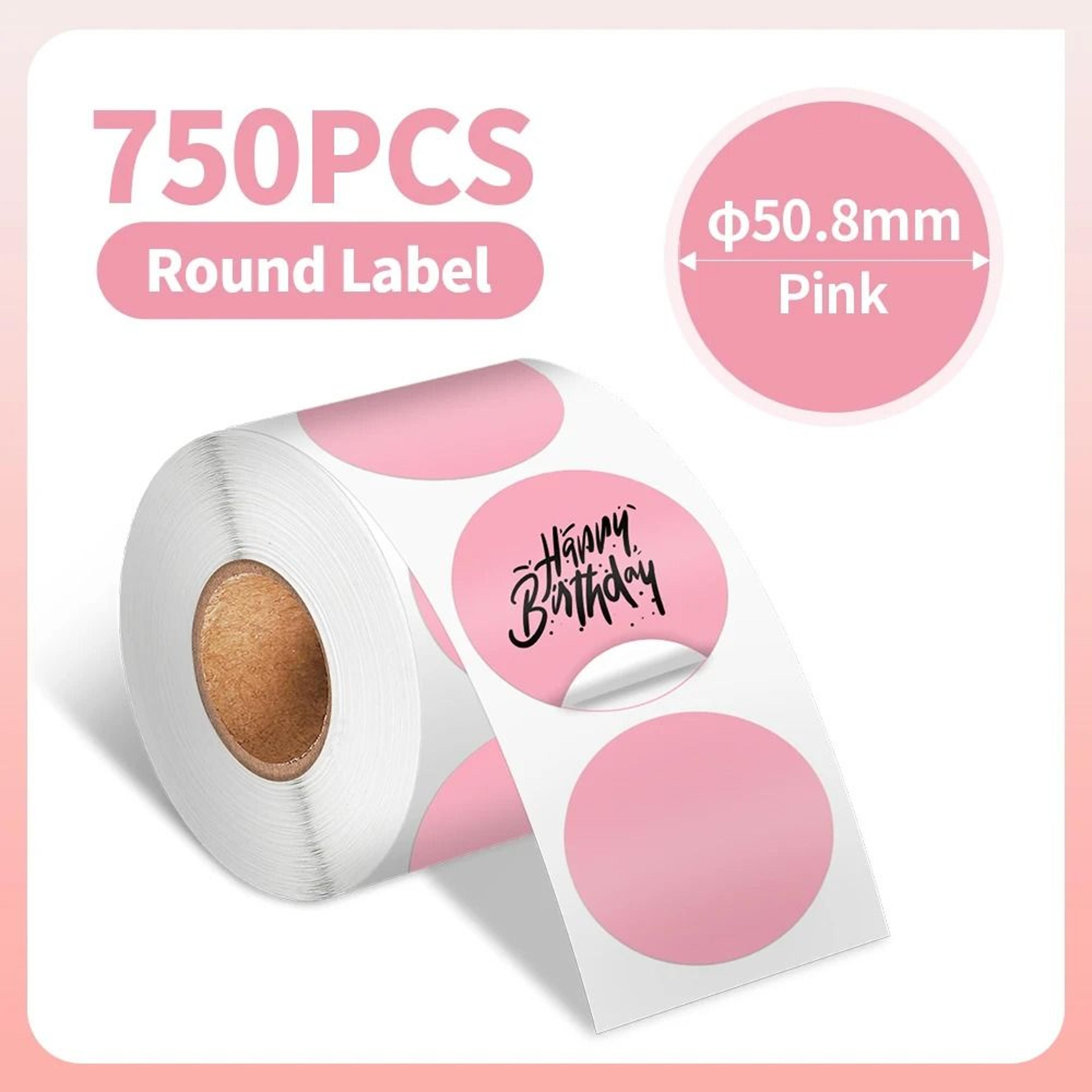 Phomemo Waterproof White Round Thermal Label Stickers For PM241 PM246S  D520 Label Printers 15