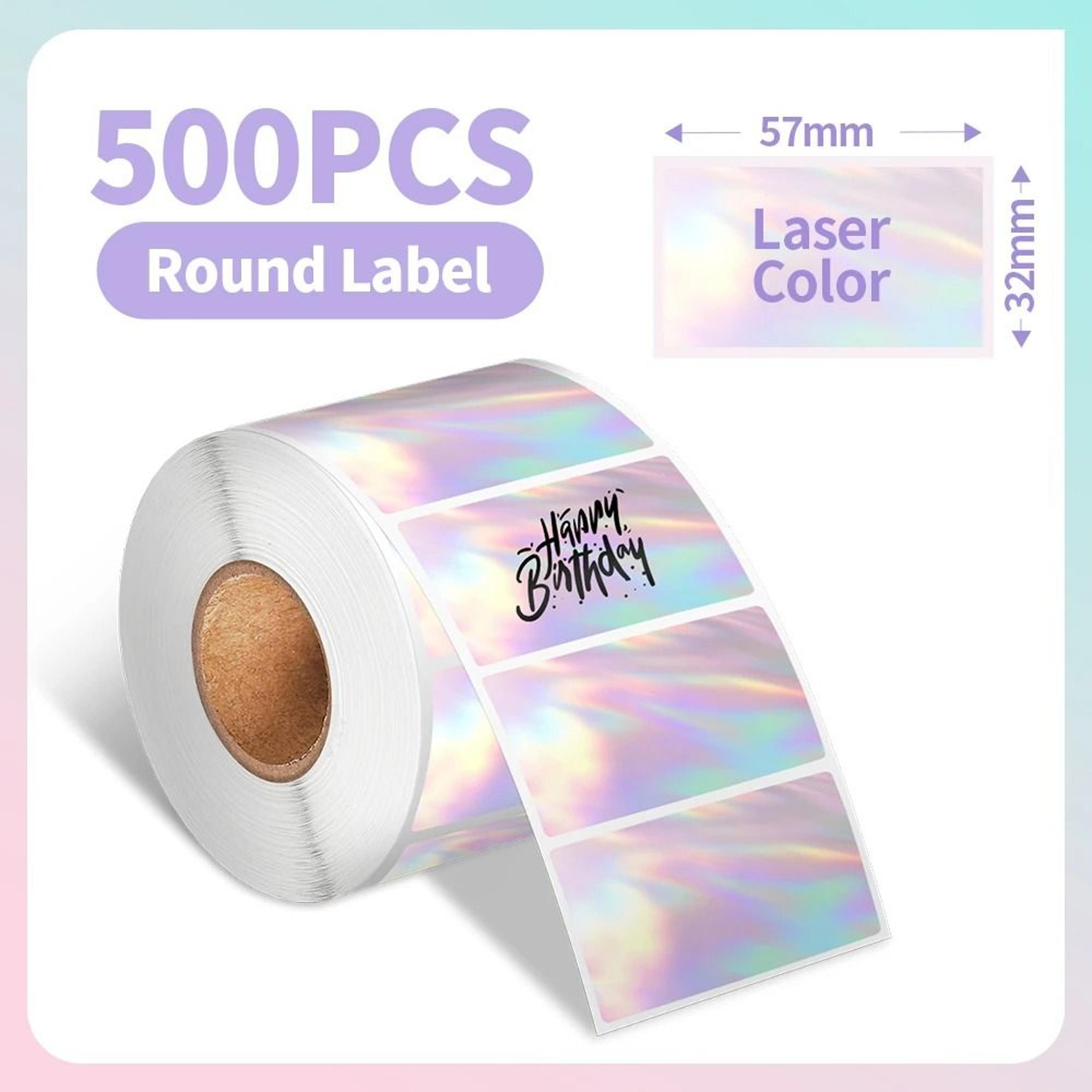 Phomemo Waterproof White Round Thermal Label Stickers For PM241 PM246S  D520 Label Printers 13