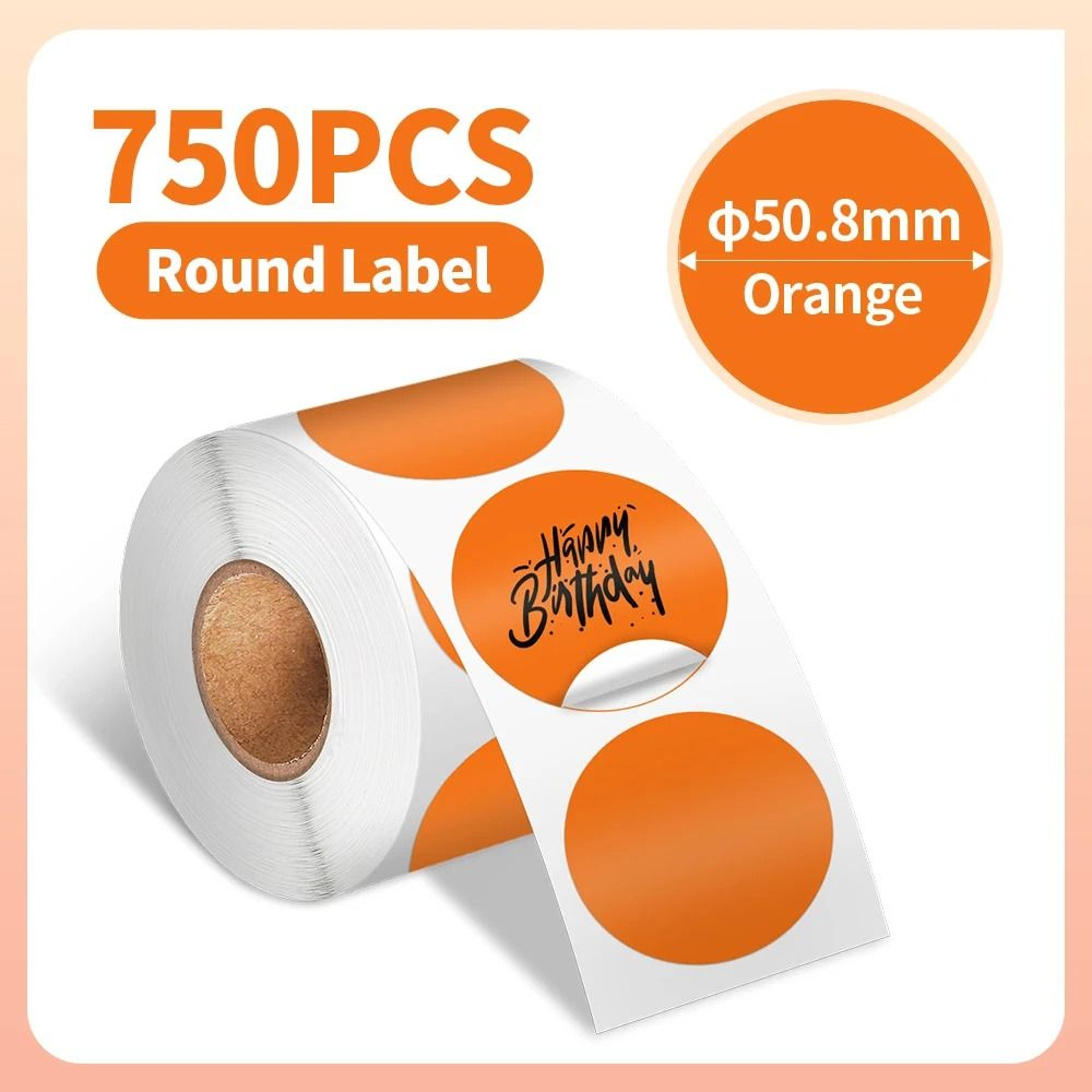Phomemo Waterproof White Round Thermal Label Stickers For PM241 PM246S  D520 Label Printers 9