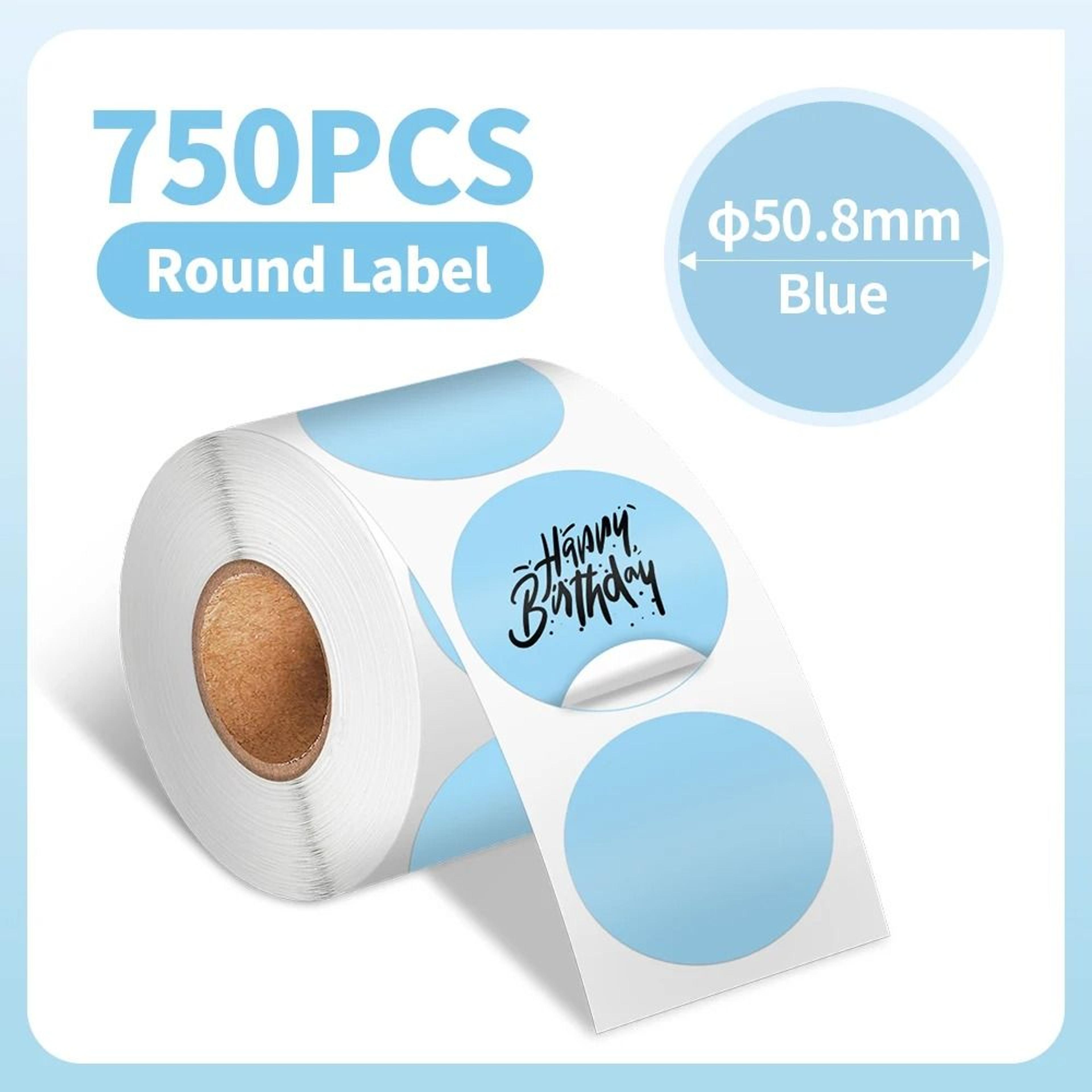 Phomemo Waterproof White Round Thermal Label Stickers For PM241 PM246S  D520 Label Printers 16