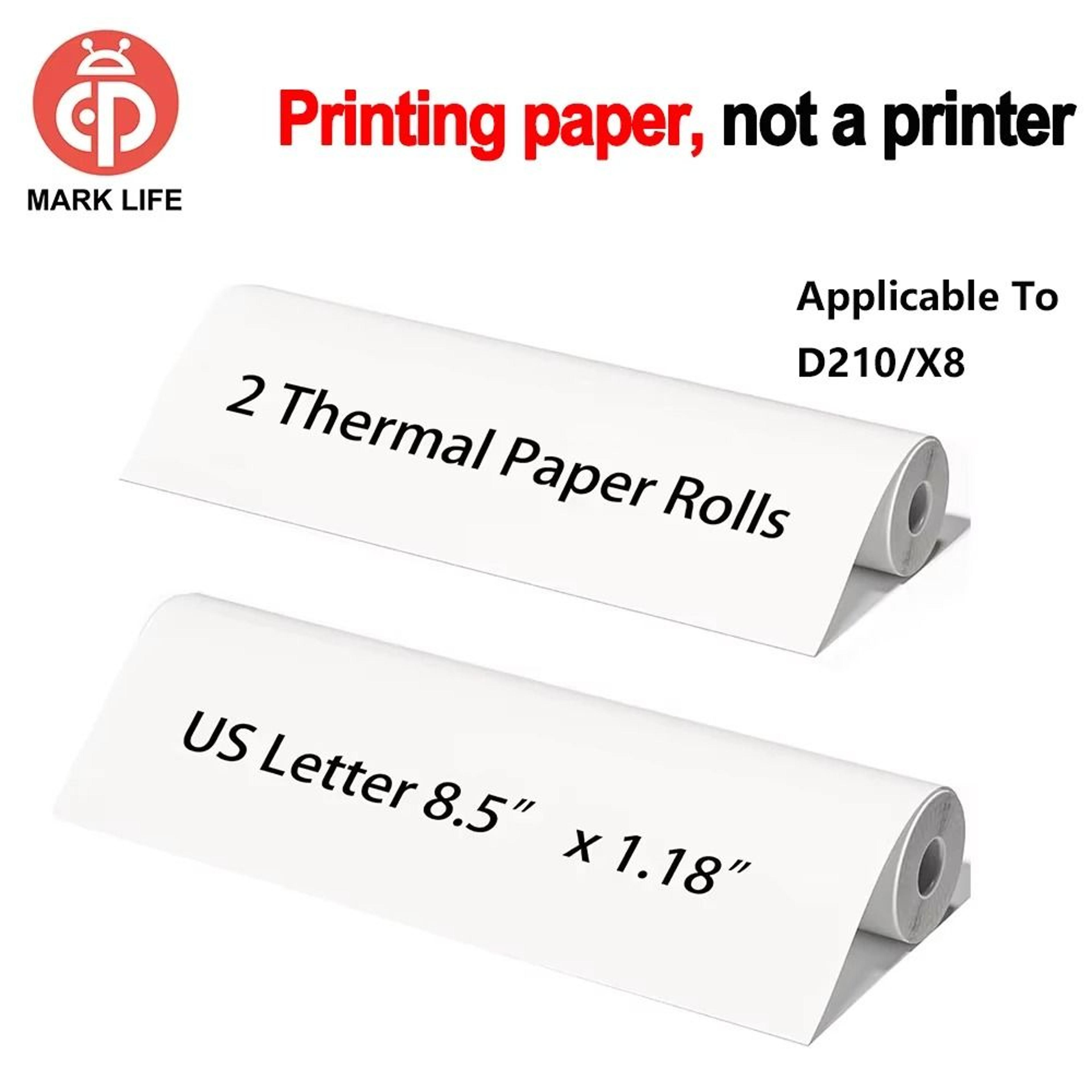 Marklife D210 Mini Wireless Bluetooth Thermal Label Printer  Tattoo Stencil Maker For Business Offi 6