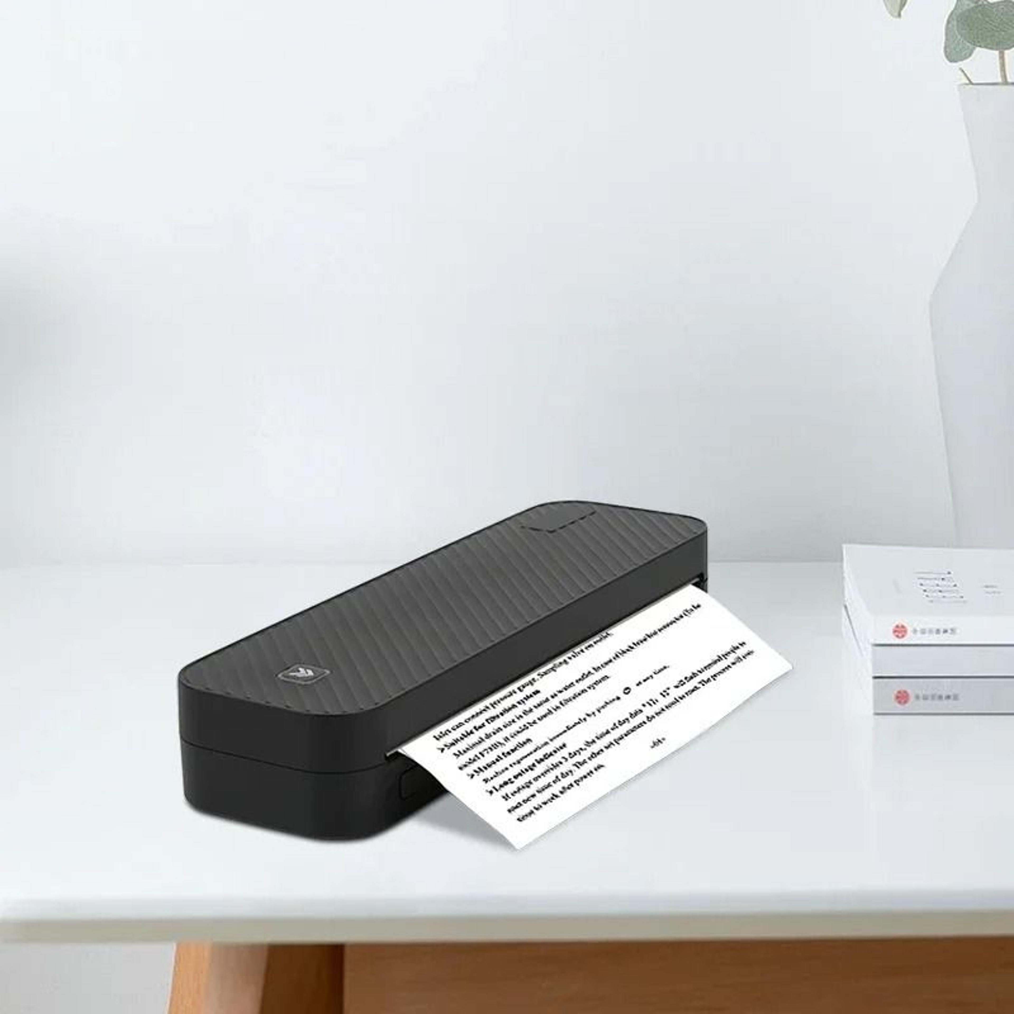 Inkless Portable A4 Thermal Printer Wireless Bluetooth PDF Excel Word Document Printing Machine Wit 8