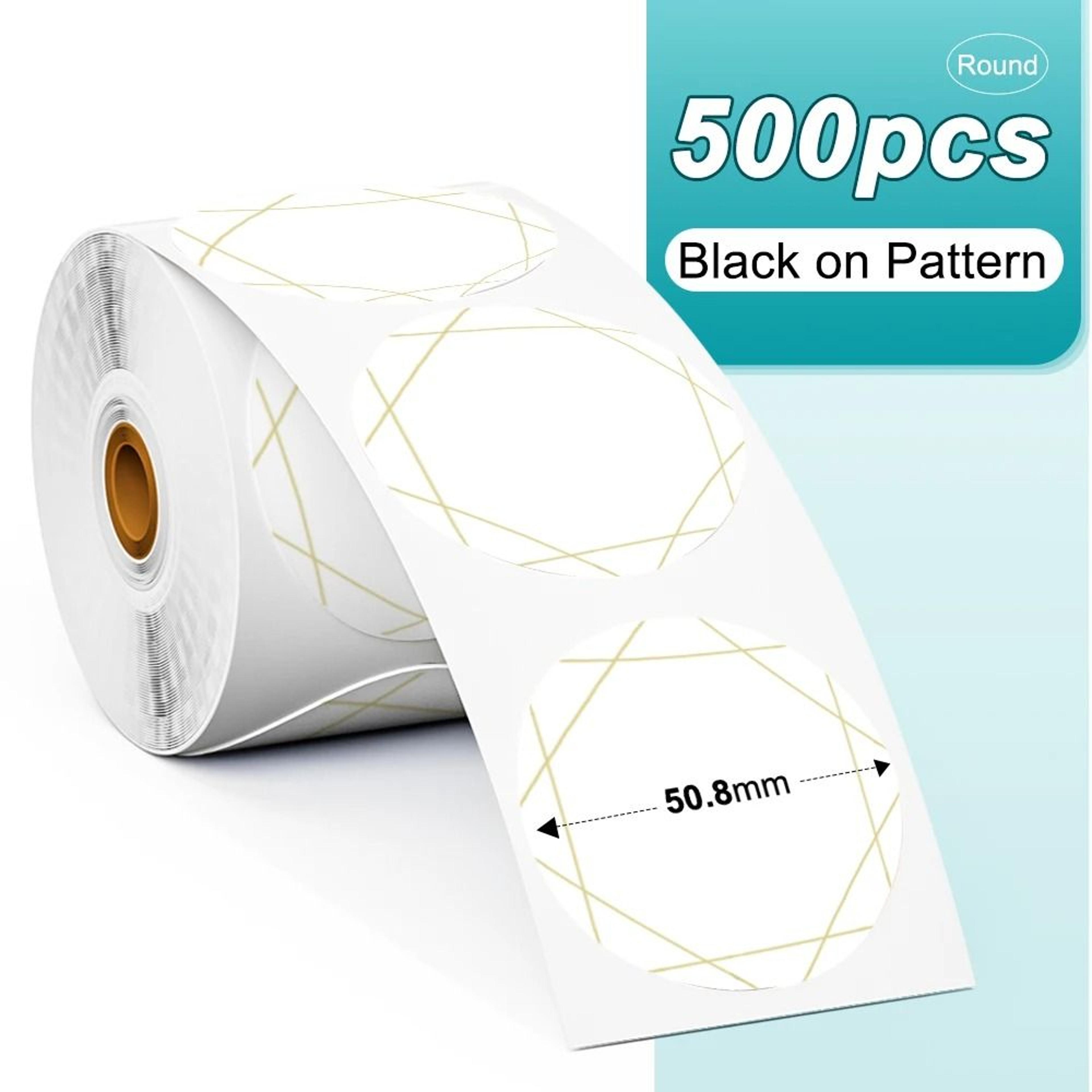 Phomemo PM241 Thermal Labels Round Square Rainbow Sticker Paper For DIY Logo Design  Address Tags 6