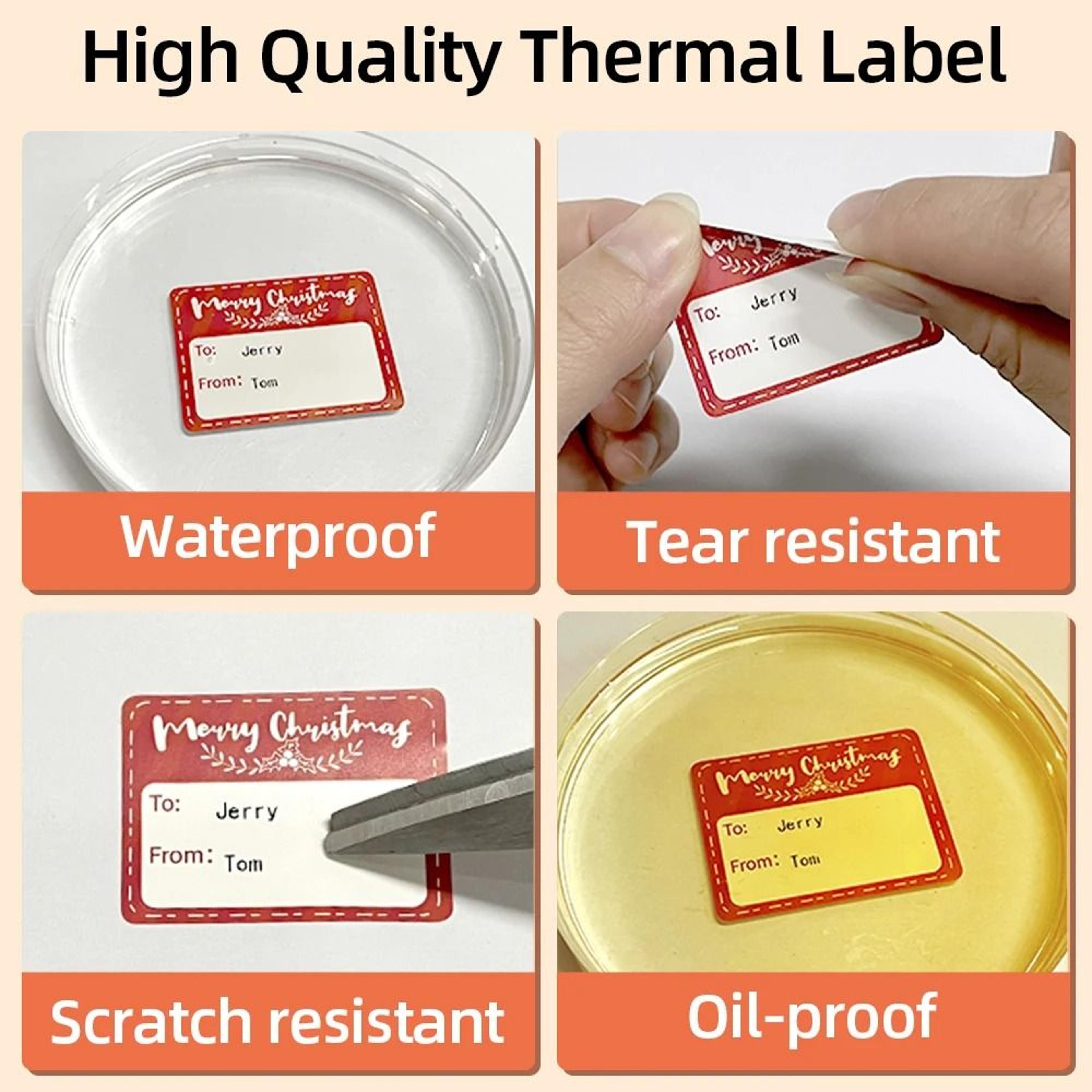 Direct Thermal Label Stickers For Phomemo M110 M220 M221  M120 Mini Portable Printers 2050mm 4