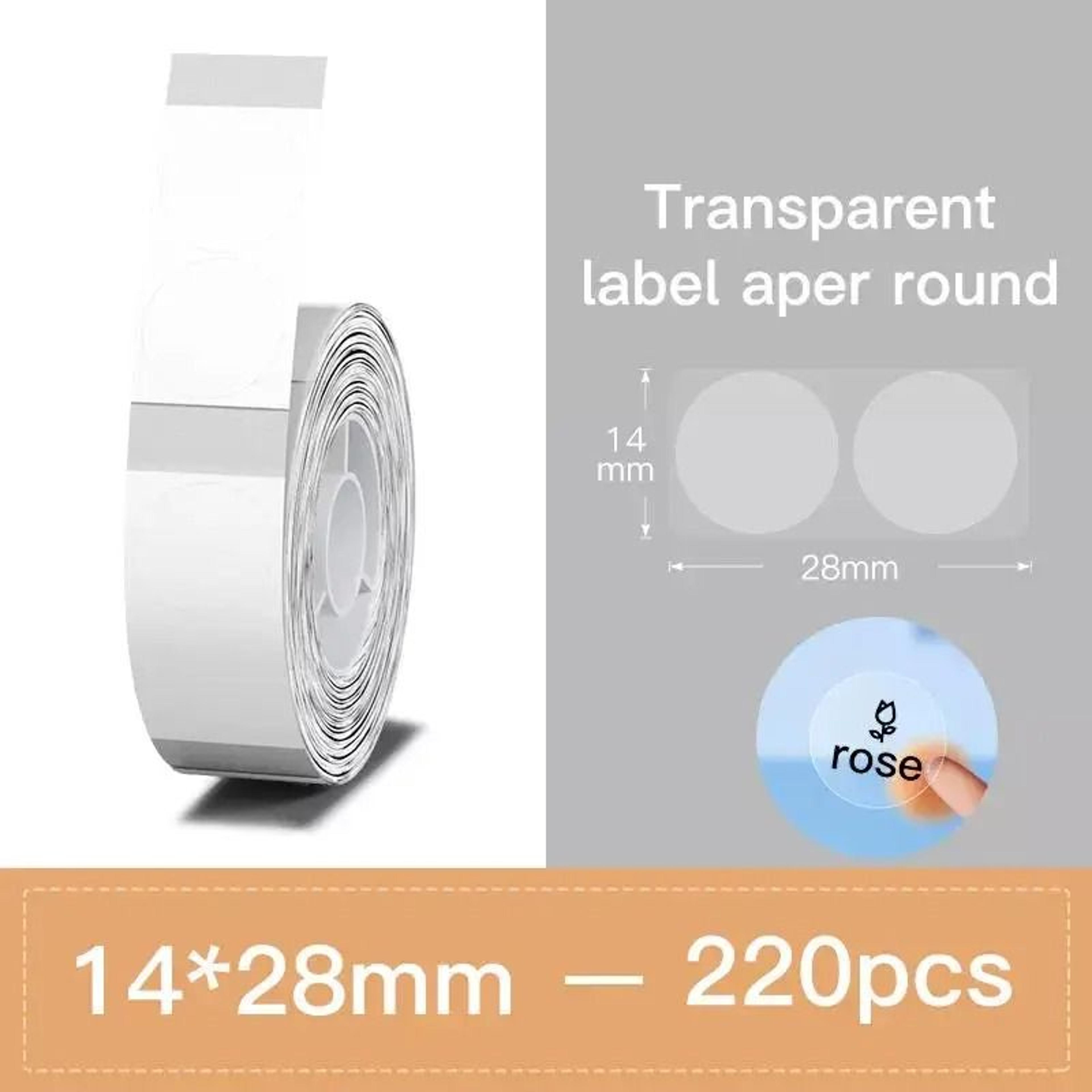 Niimbot D11 D101  D110 Thermal SelfAdhesive Waterproof Label Rolls Cable Color  Round Stickers 24