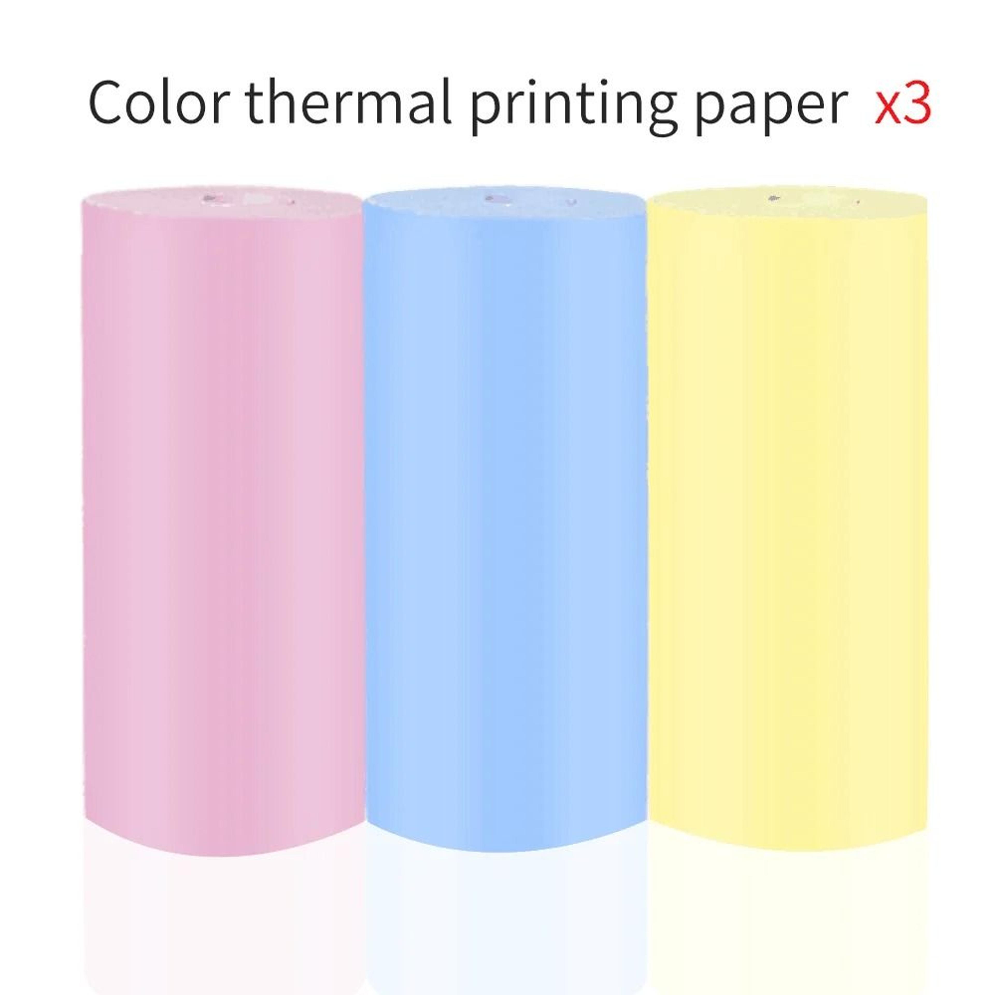 Mini Portable Thermal Paper Rolls HD 57x25mm SelfAdhesive Sticker Label Rolls For Pocket Printers 13