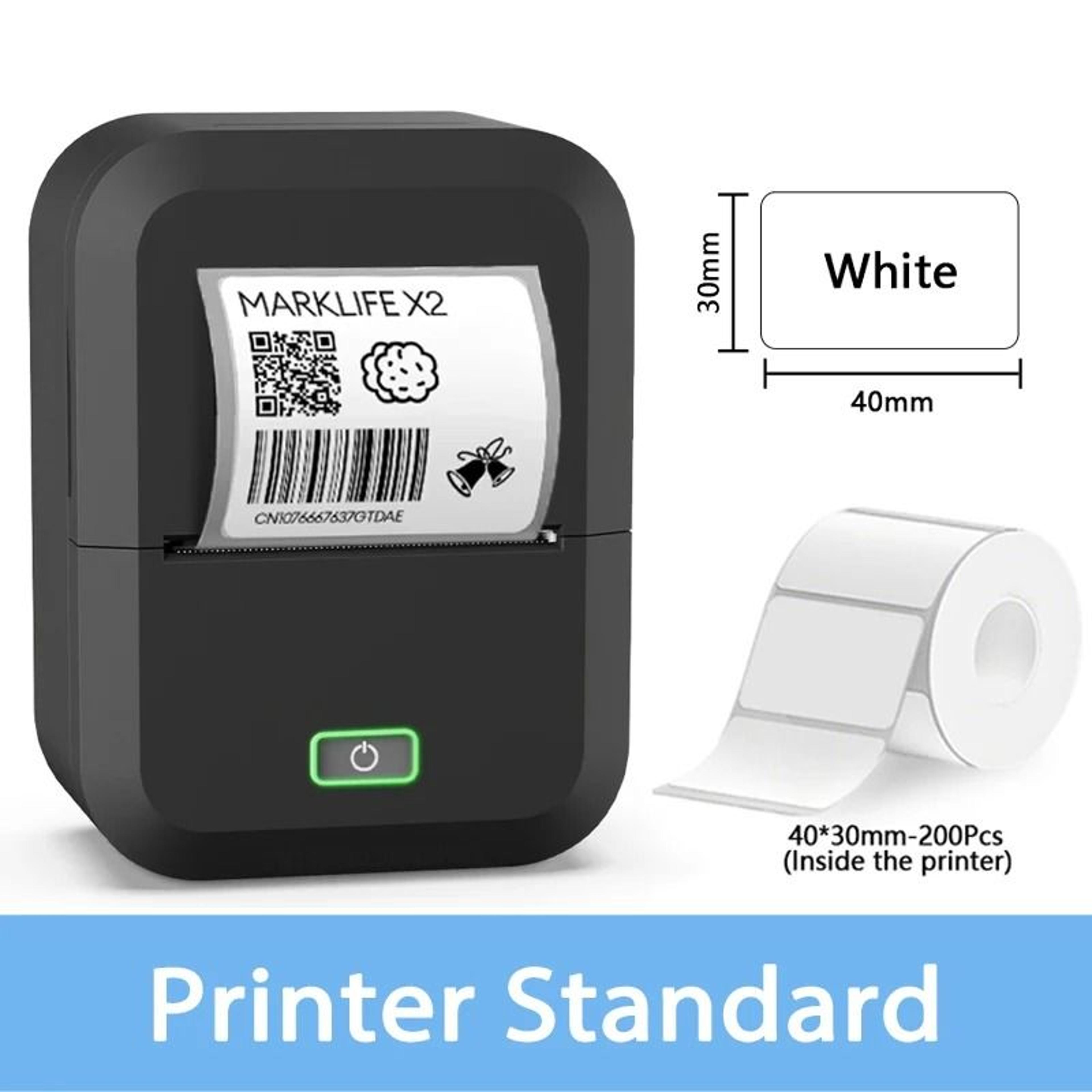 Marklife X2 Thermal Label Printer Wireless Pocket Sticker Maker Machine Compatible With Mobile Phon 11