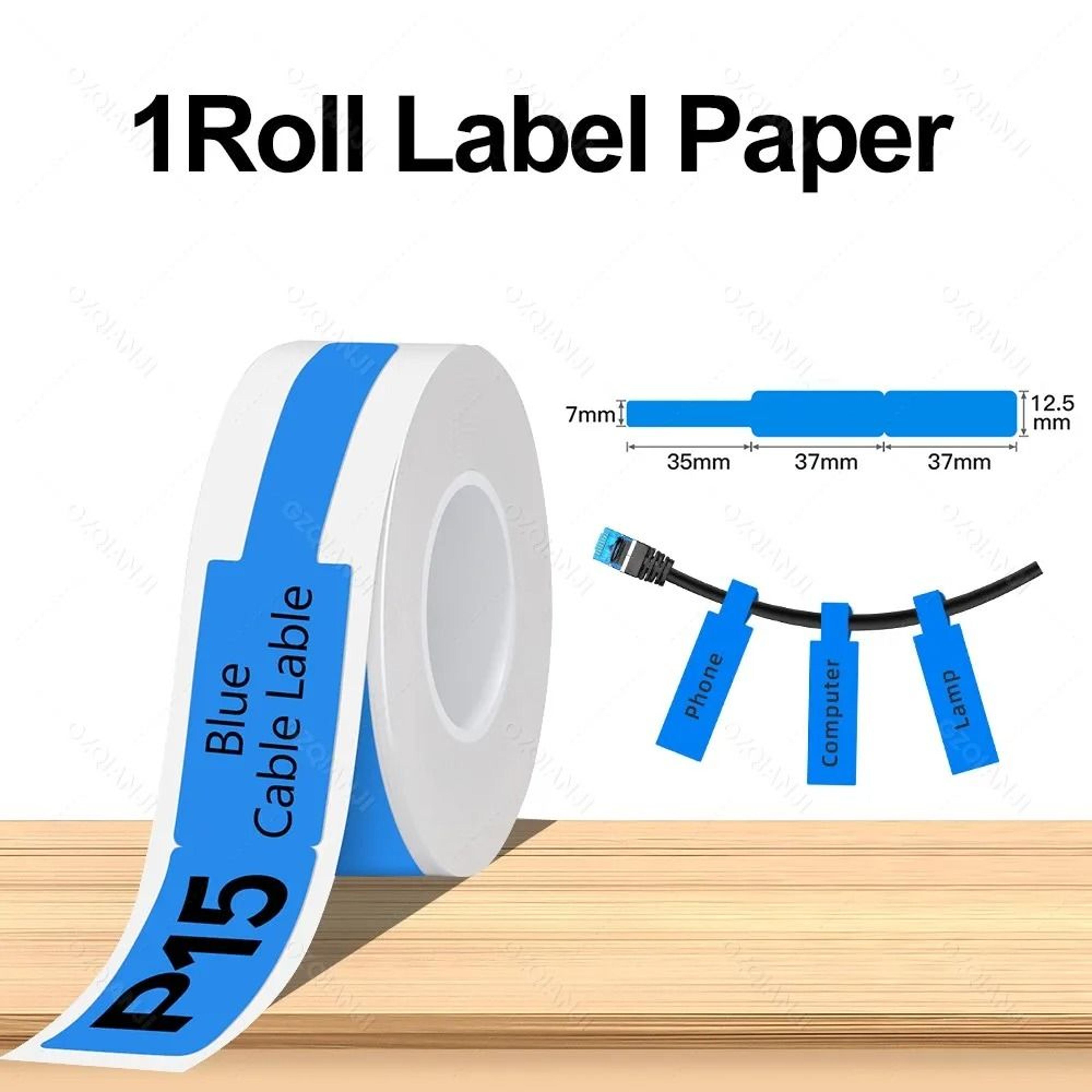 Marklife P12 Portable Mini Thermal Labeling Printer Pocket Adhesive Sticker Maker Or Continuous Lab 23