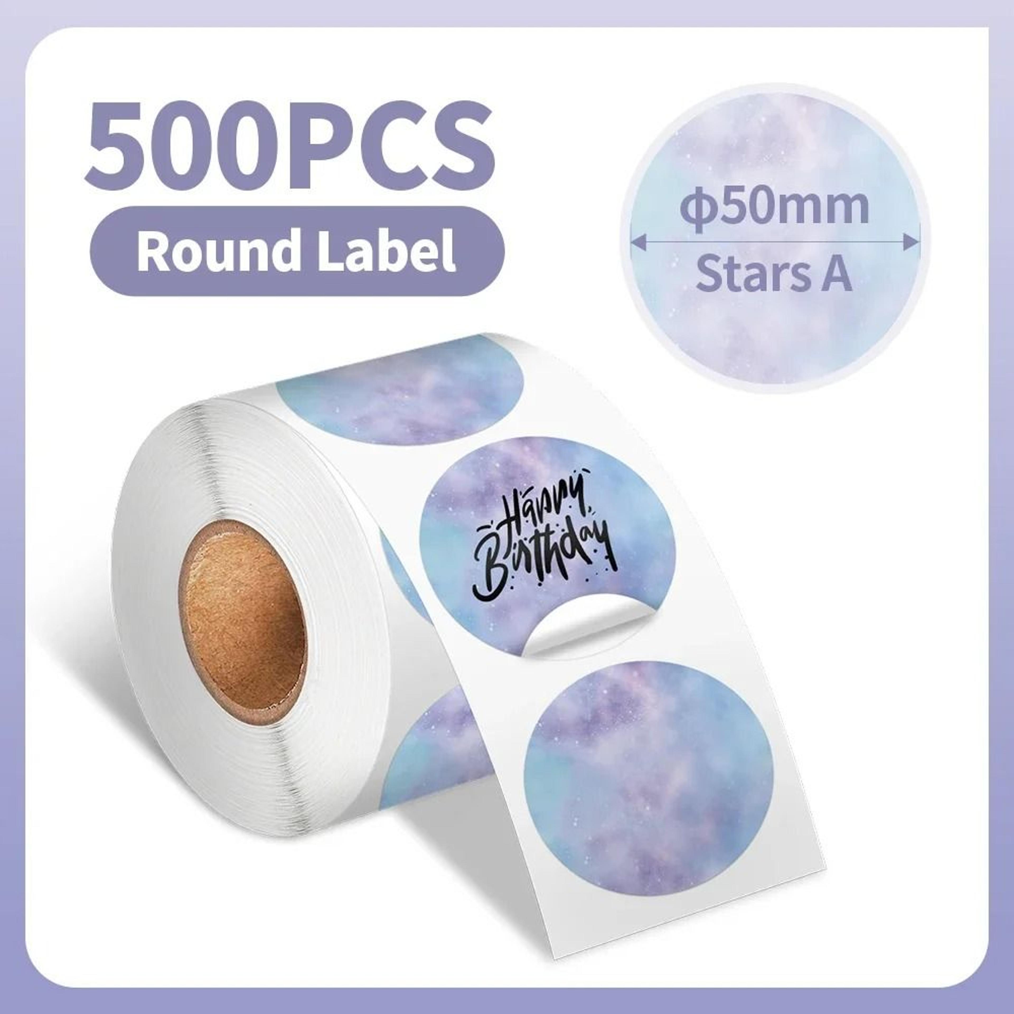 Phomemo 5001000 Pcs Round Thermal Label Paper Waterproof Stickers For 241 Printer 18