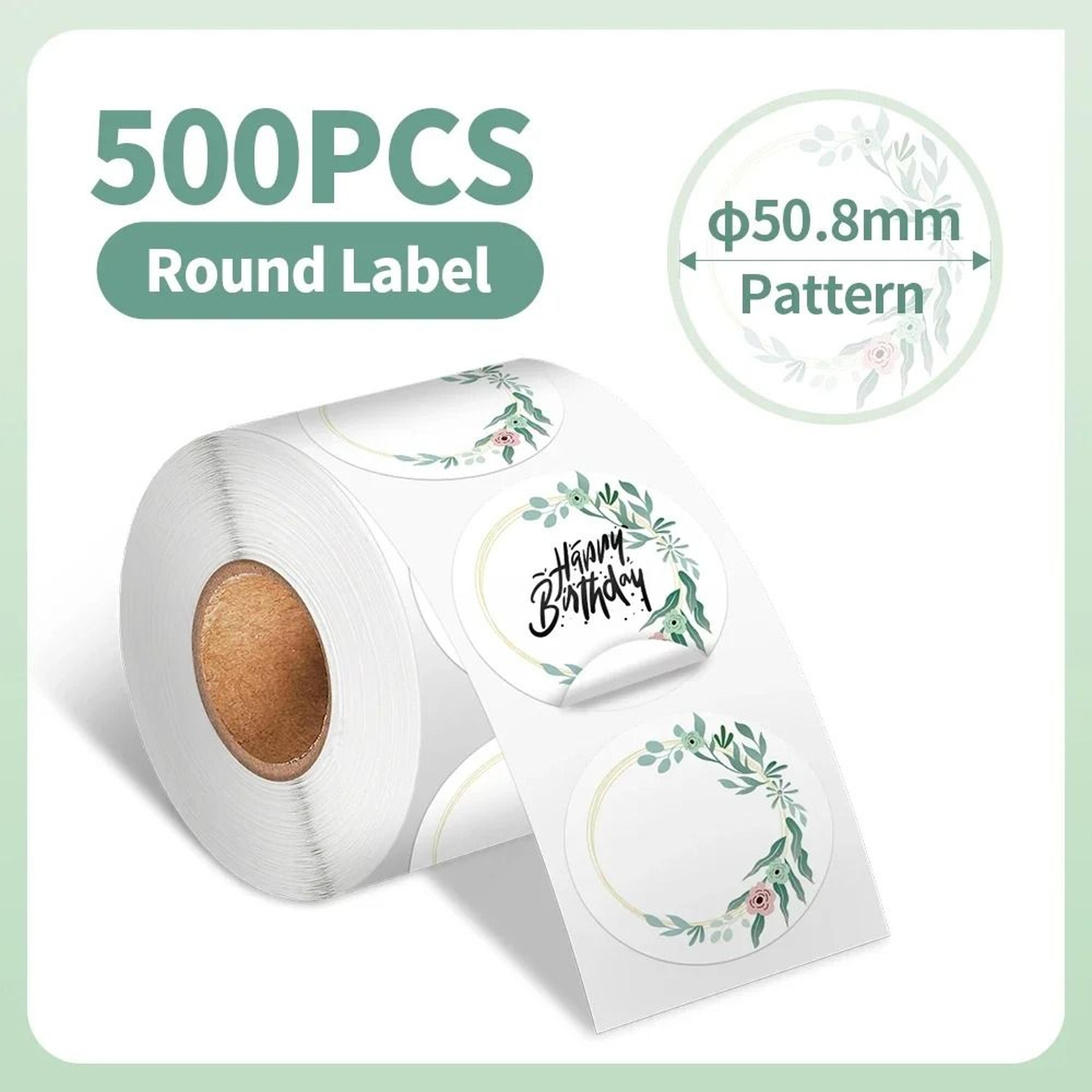 Phomemo 5001000 Pcs Round Thermal Label Paper Waterproof Stickers For 241 Printer 17