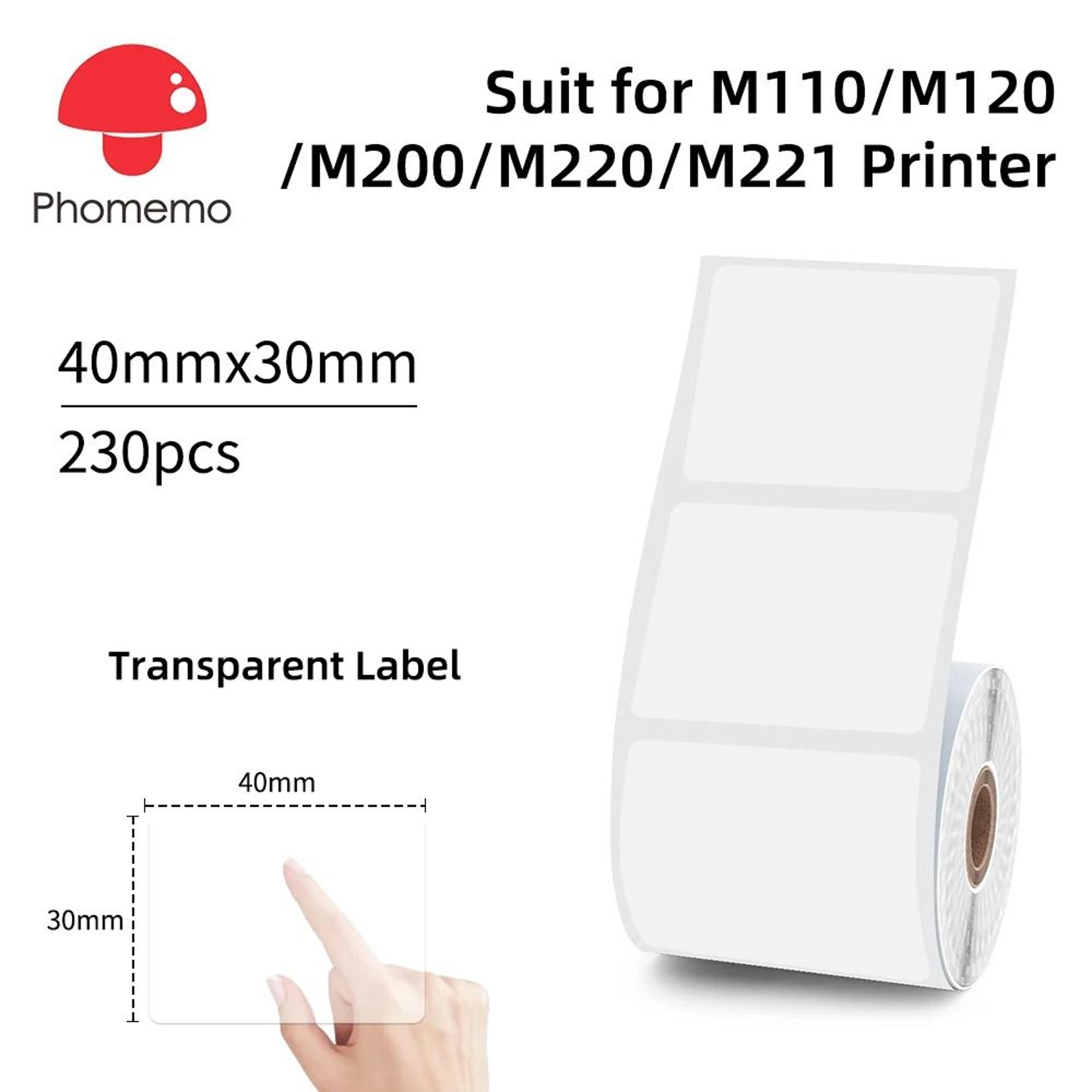 Phomemo M110 Portable Mini Thermal Label Printer Wireless Bluetooth Sticker Tag Maker 13