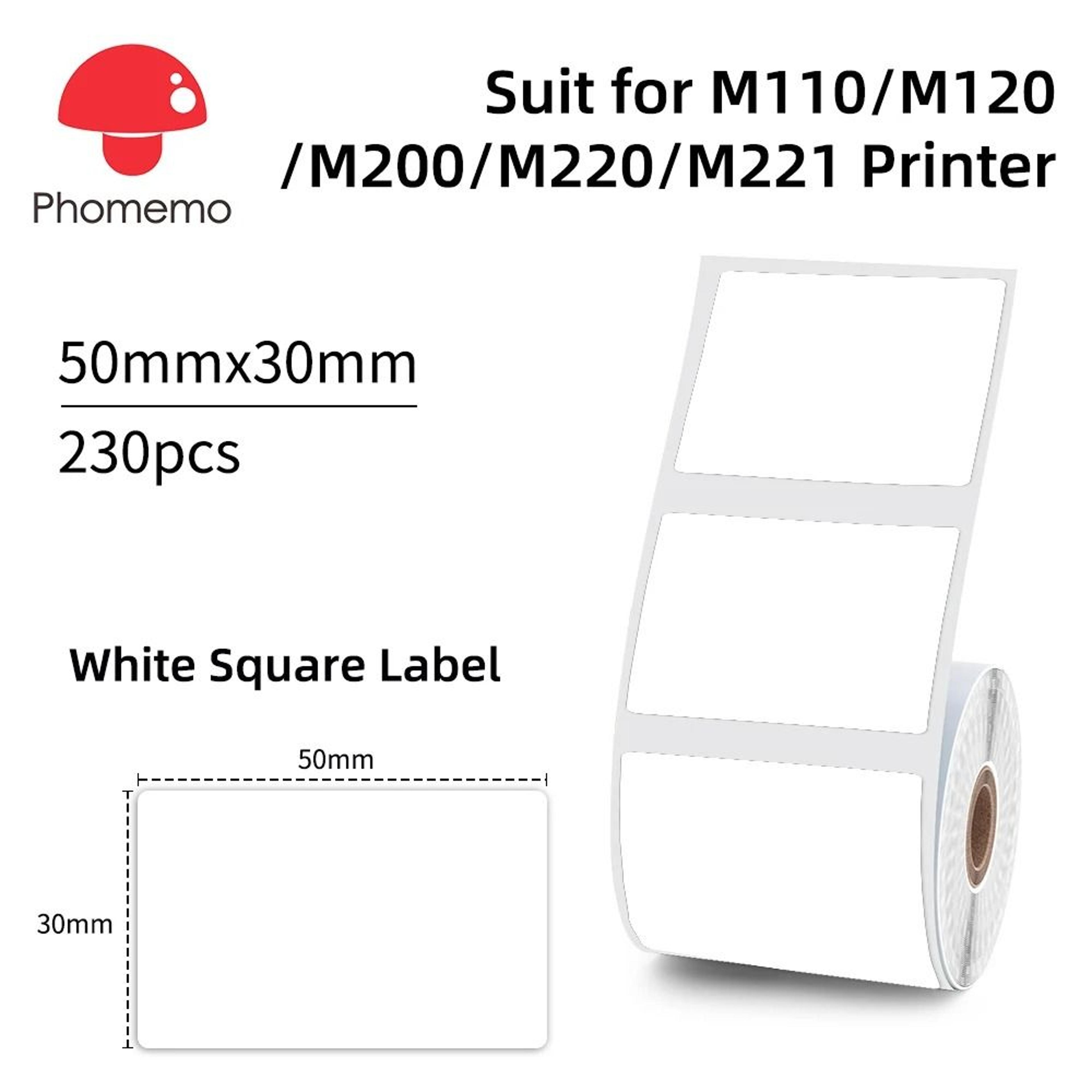 Phomemo M110 Portable Mini Thermal Label Printer Wireless Bluetooth Sticker Tag Maker 18