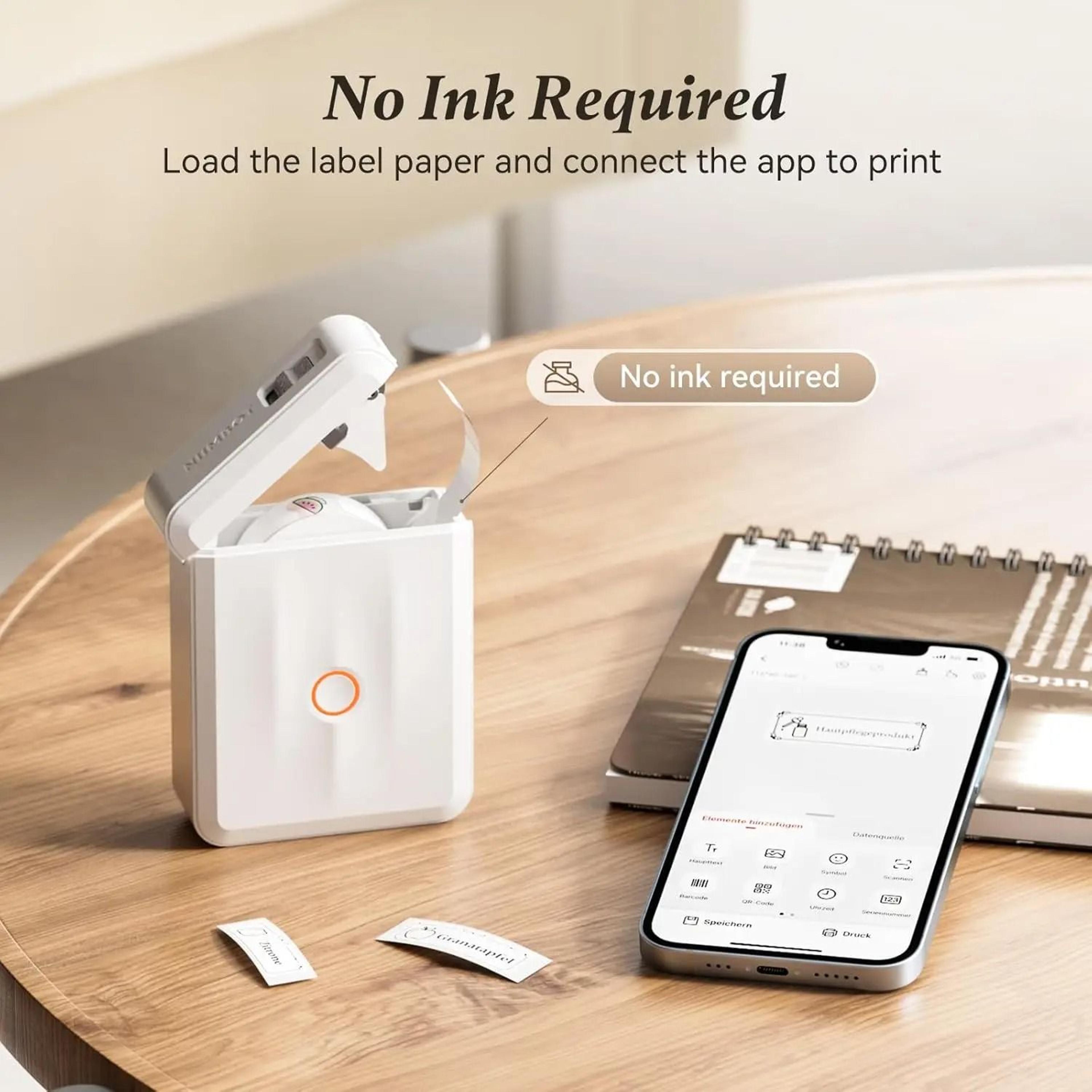 Niimbot D110 Smart Portable Label Printer Mini Pocket Bluetooth Thermal Sticker Maker 1