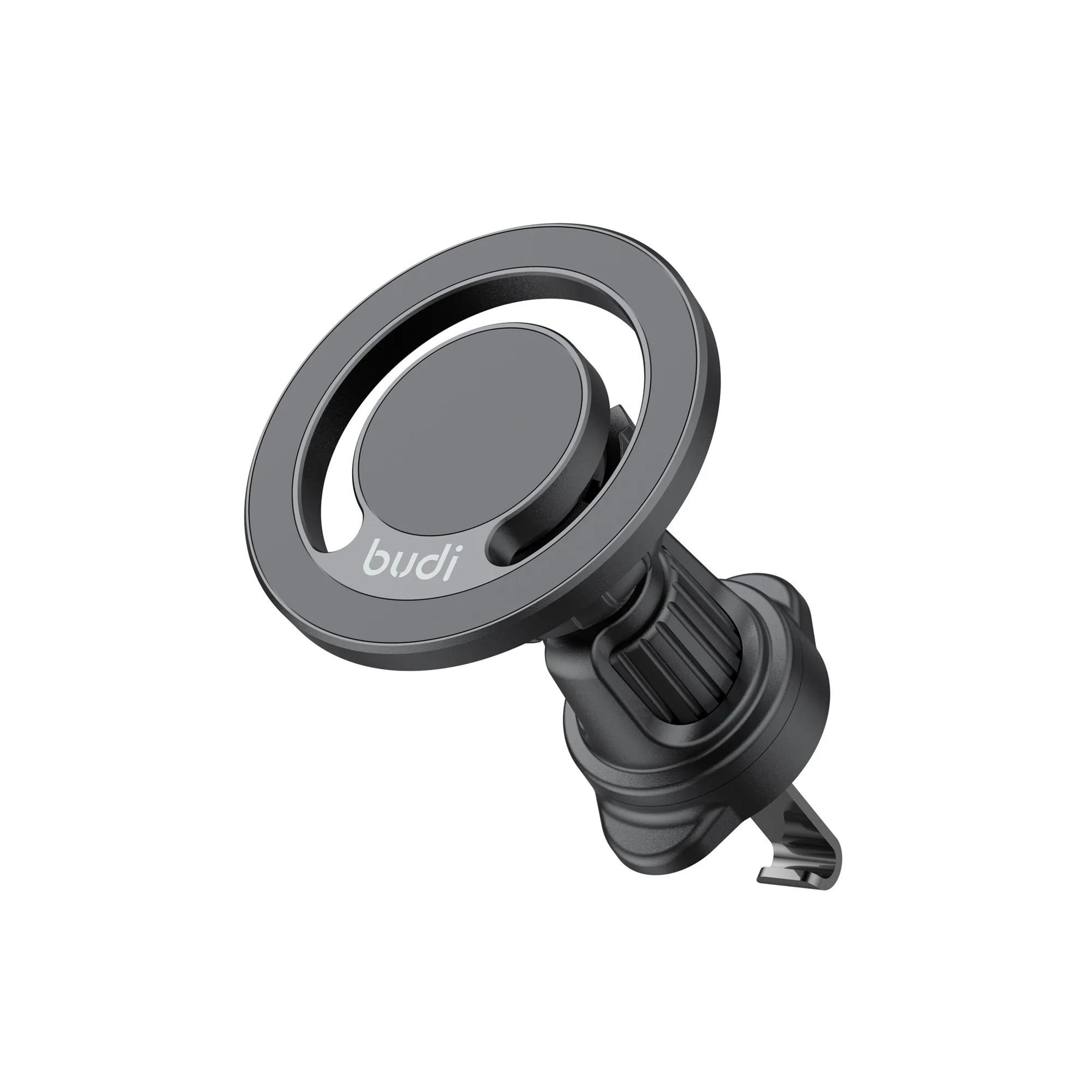 2-in-1 magnetic air vent car phone mount – 360° rotatable magsafe hook stand